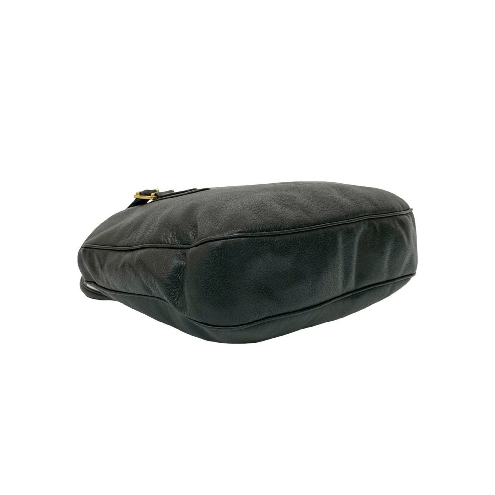 Loewe Black Leather Handbag Tote Bag (Pre-Owned)