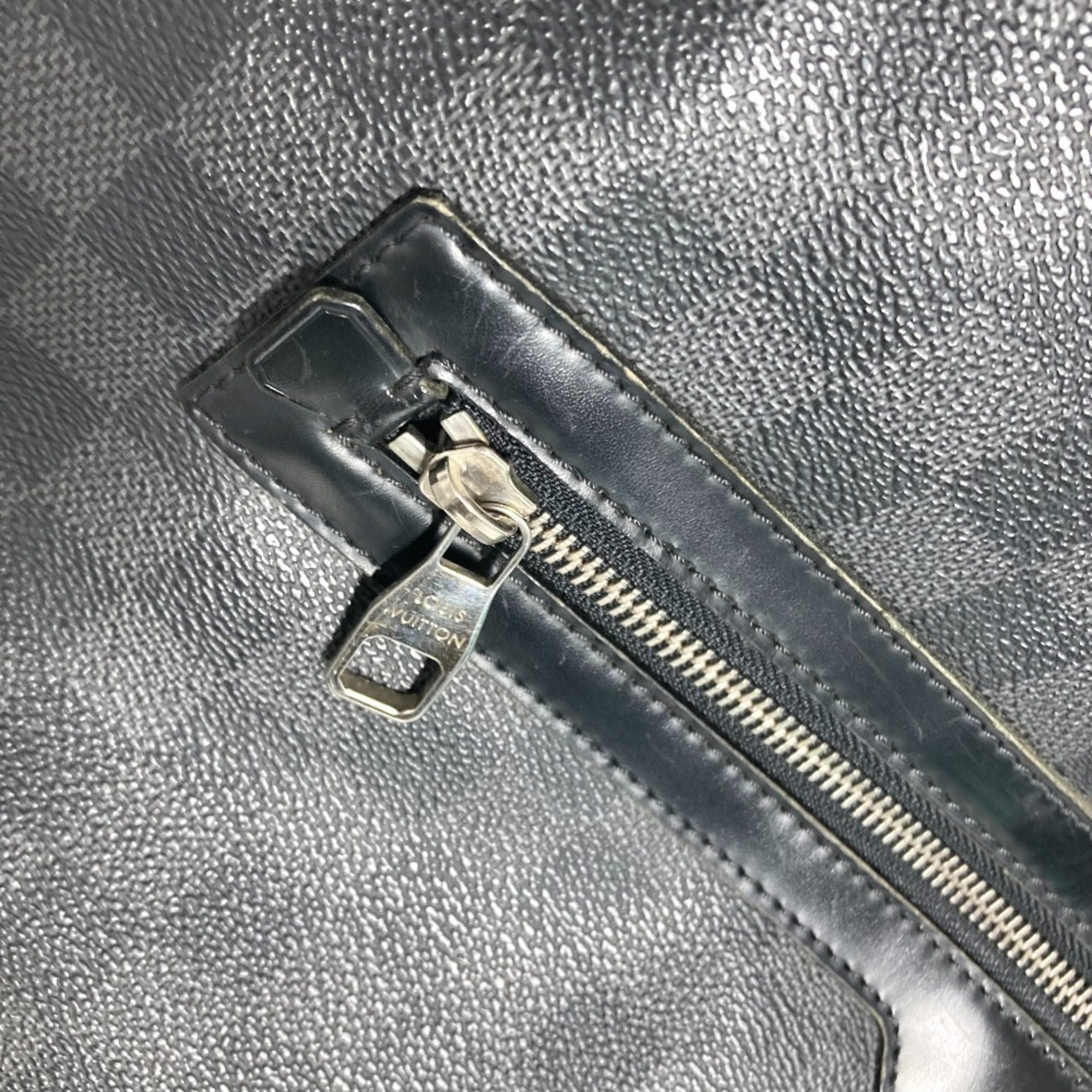 Louis Vuitton Black Damier Graphite Shoulder Bag (Pre-Owned)