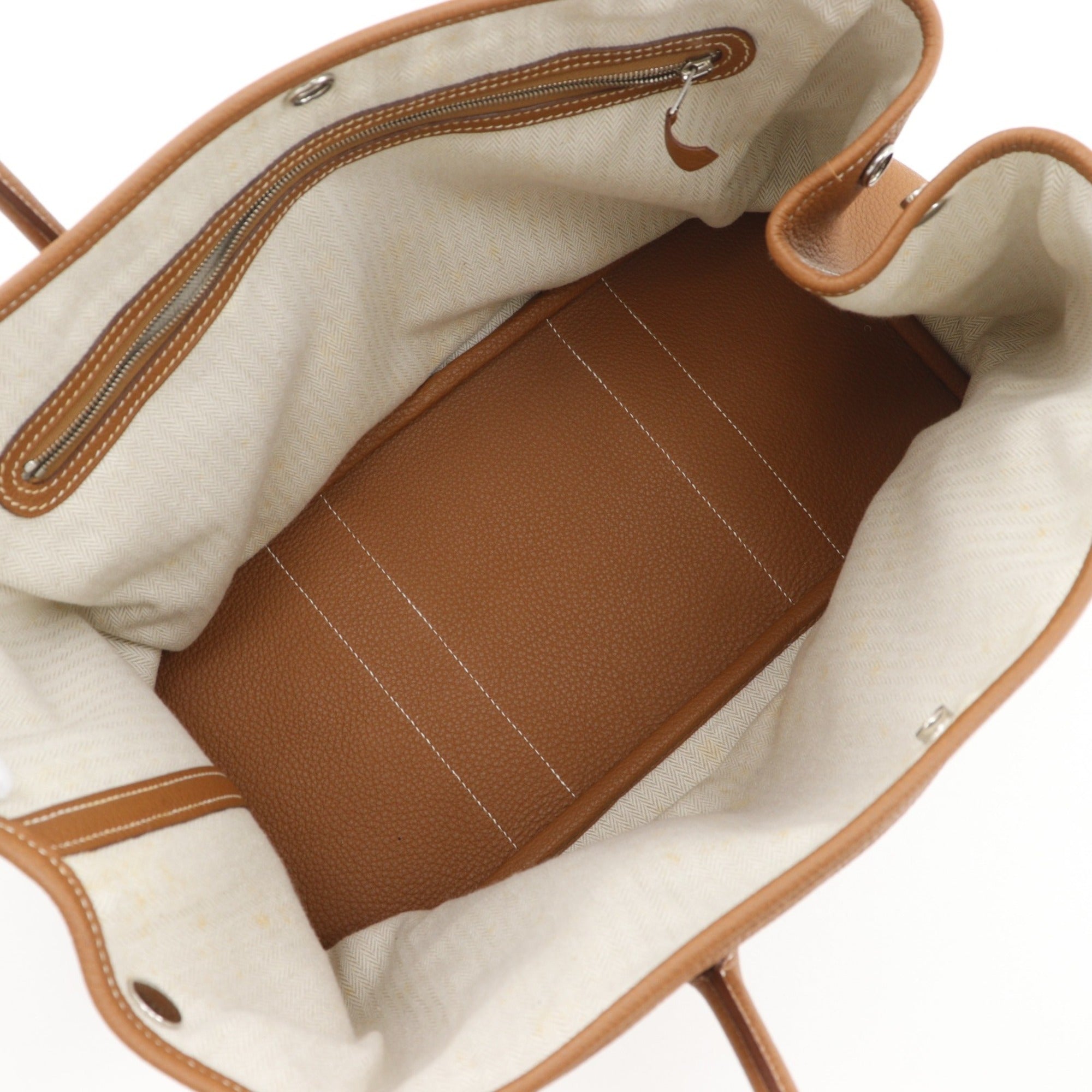 Hermes Brown Negonda Leather Tote Bag (Pre-Owned)