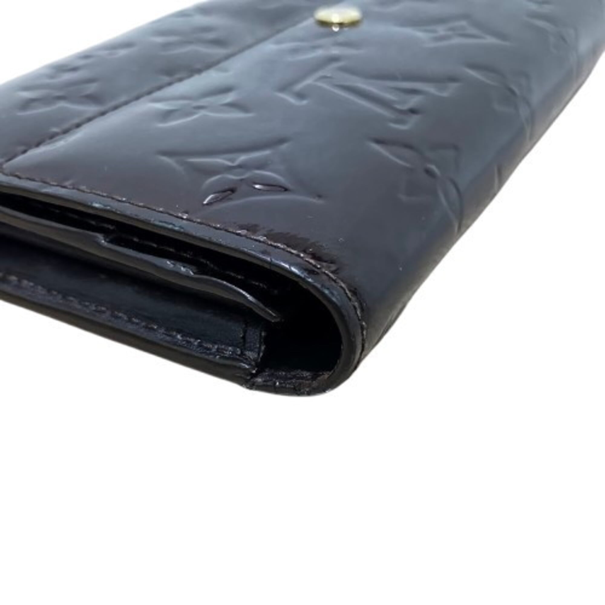 Louis Vuitton Vernis Amarante Vernis Long Wallet (Bi-Fold) (Pre-Owned)
