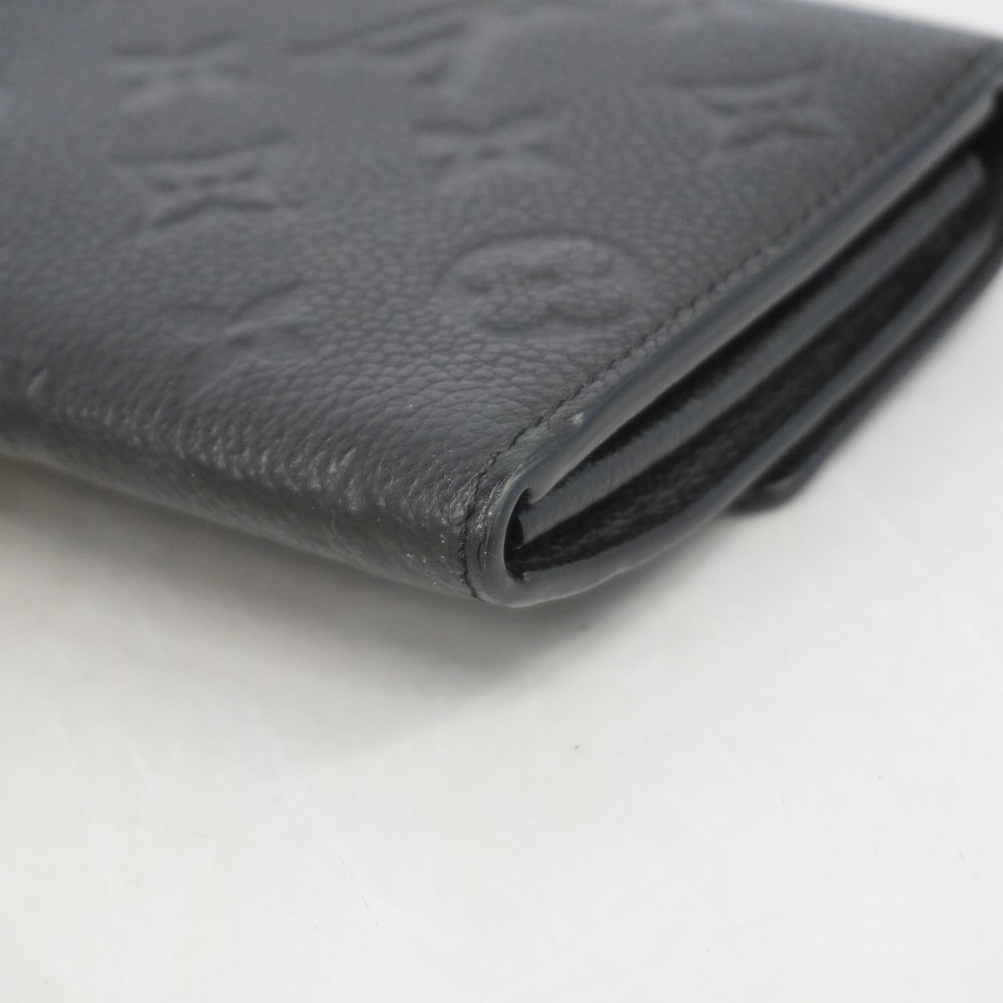 Louis Vuitton Noir Long Wallet (Bi-Fold) (Pre-Owned)