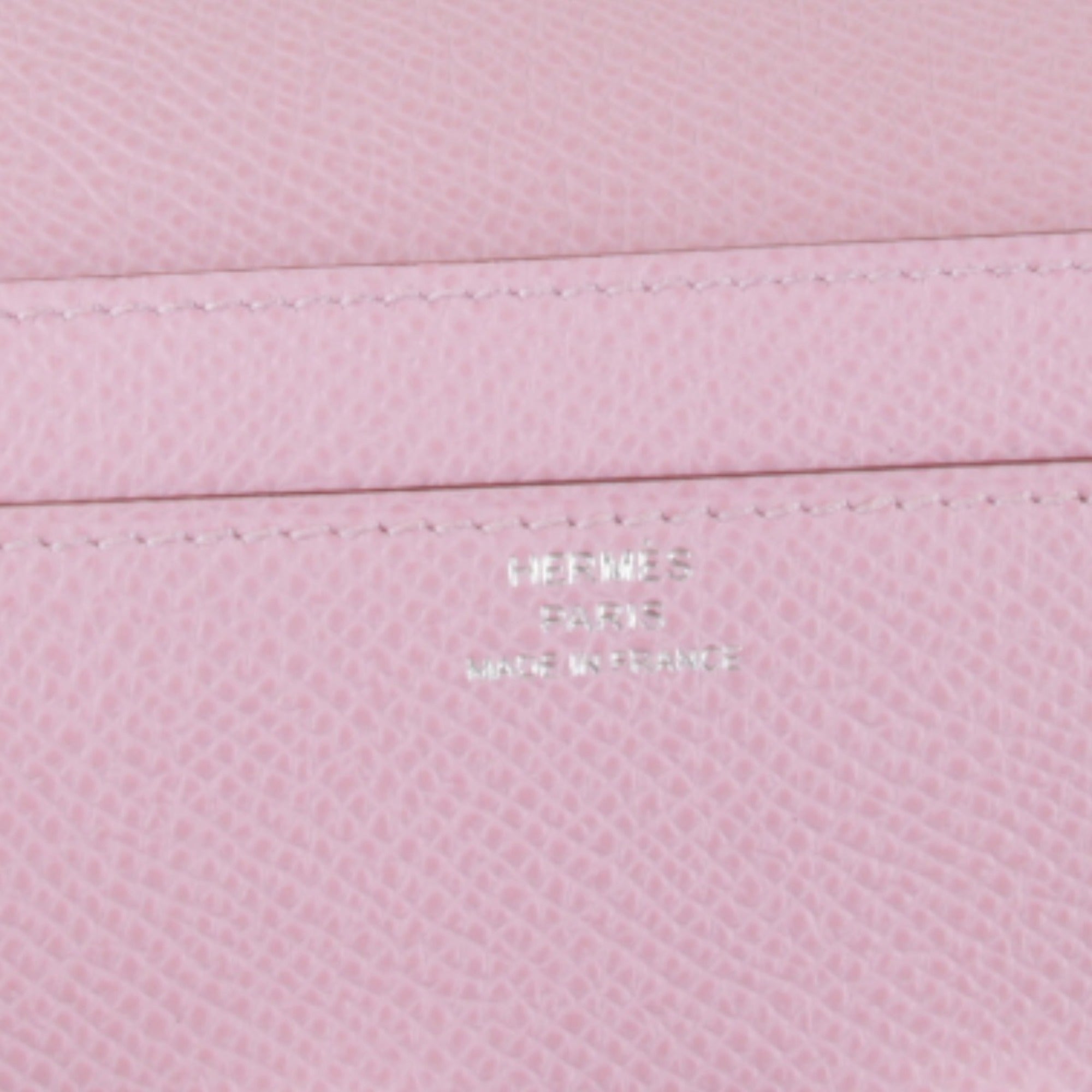Hermes Pink Leather Pochette Shoulder Bag (Pre-Owned)