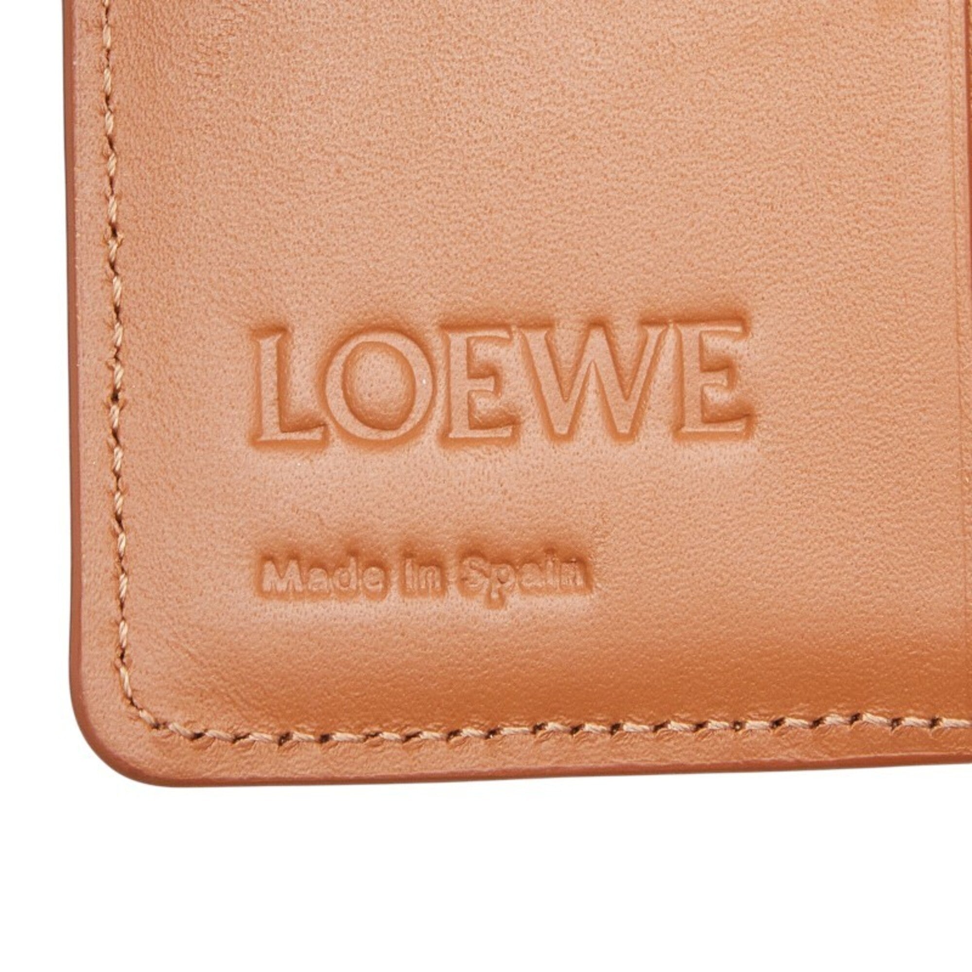 Loewe Brown Leather Wallet (Bi-Fold) (Pre-Owned)