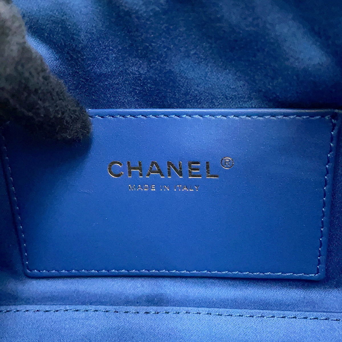 Chanel Matelasse Blue Denim Handbag Shoulder Bag (Pre-Owned)