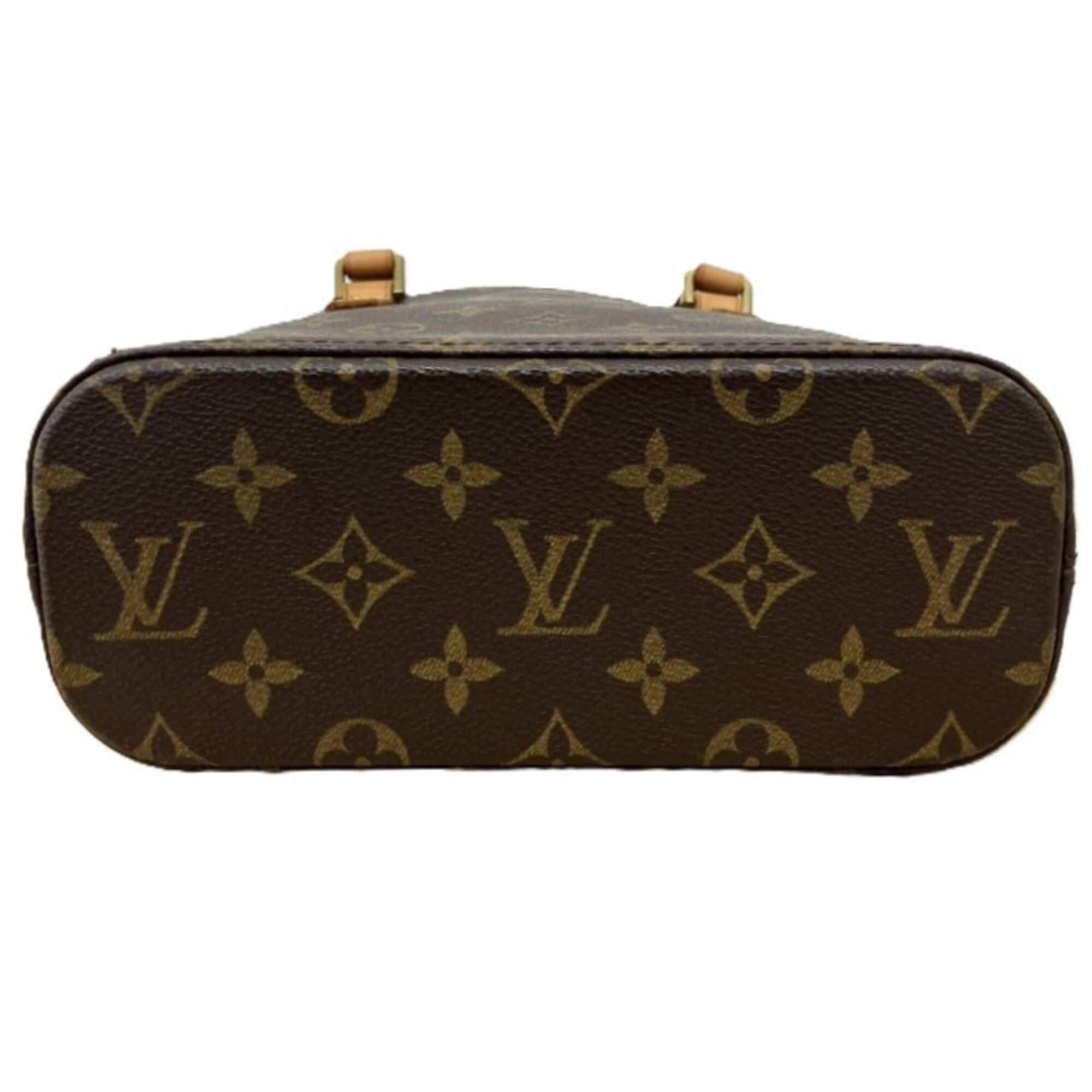 Louis Vuitton Monogram Brown Leather Tote Bag (Pre-Owned)