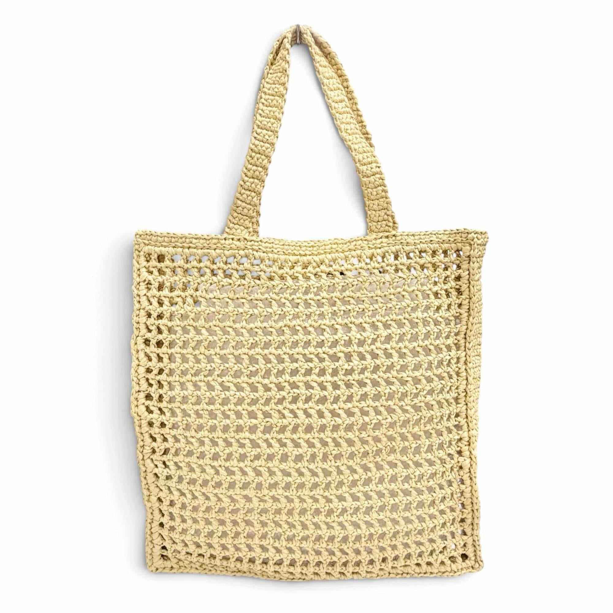 Prada Raffia Tote Bag (Pre-Owned)