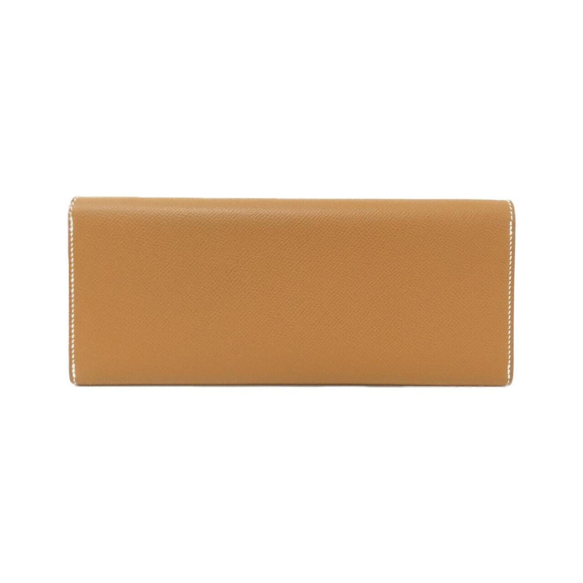 Hermes Gold Epsom Leather Chain/Shoulder Wallet (Pre-Owned)