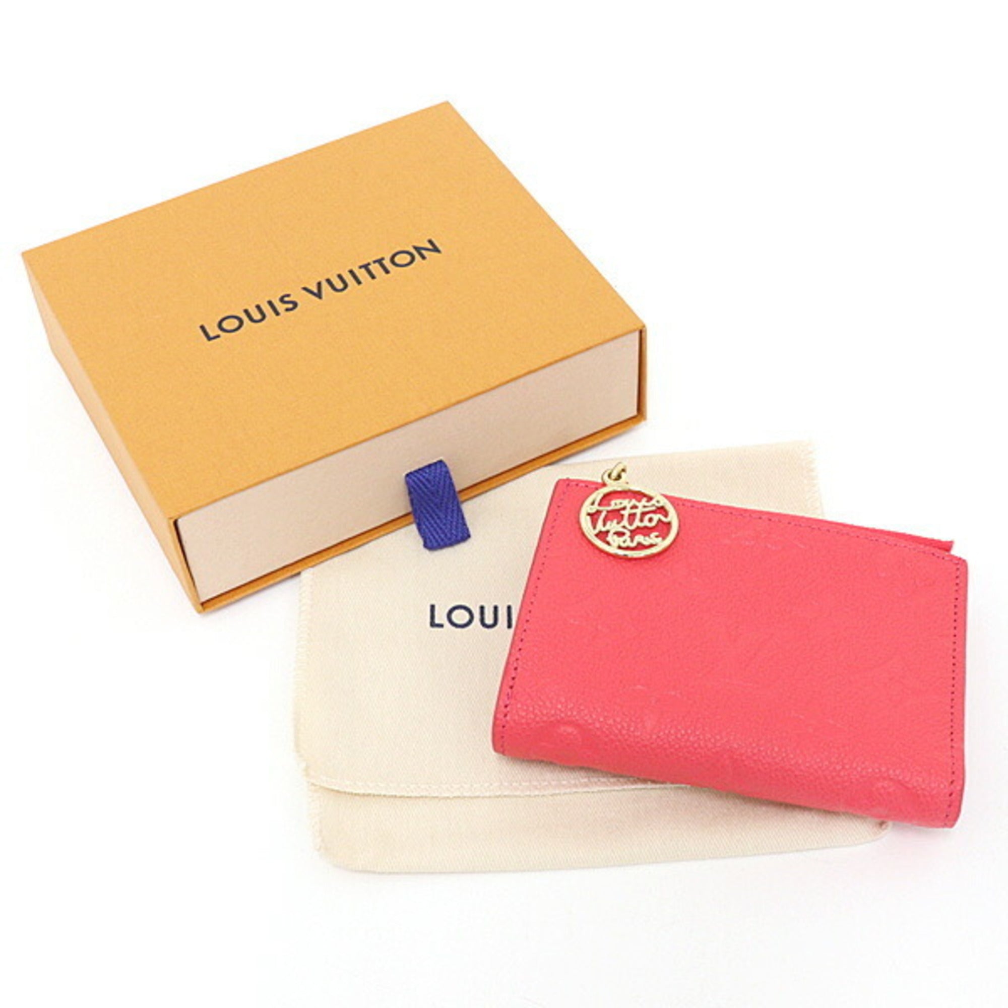 Louis Vuitton Pink Strawberry Monogram Empreinte Wallet (Bi-Fold) (Pre-Owned)