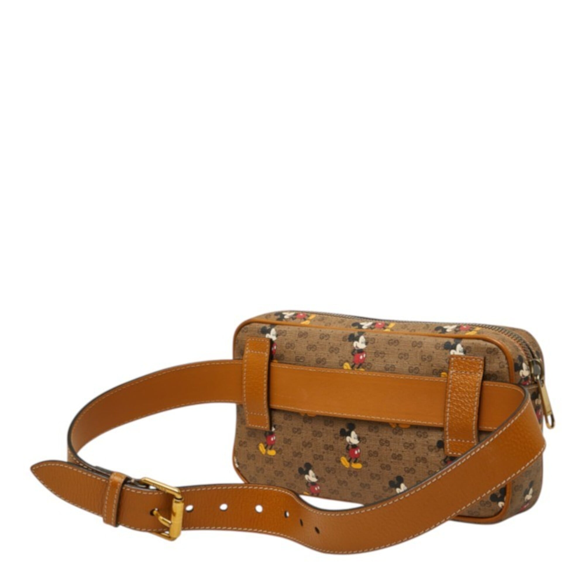 Gucci Brown Pvc Leather Sling Bag (Pre-Owned)