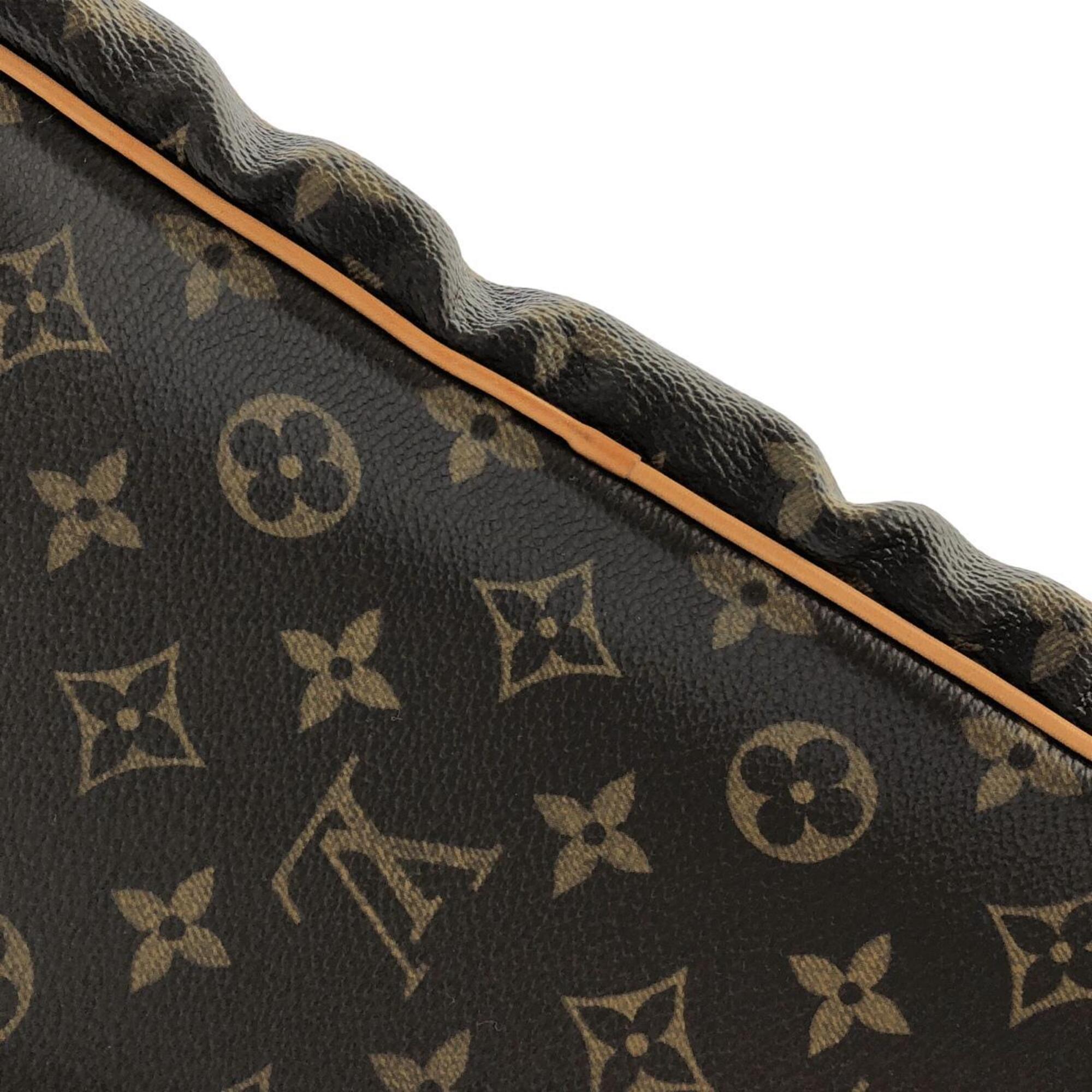 Louis Vuitton Monogram Marron Coated Canvas Handbag (Pre-Owned)