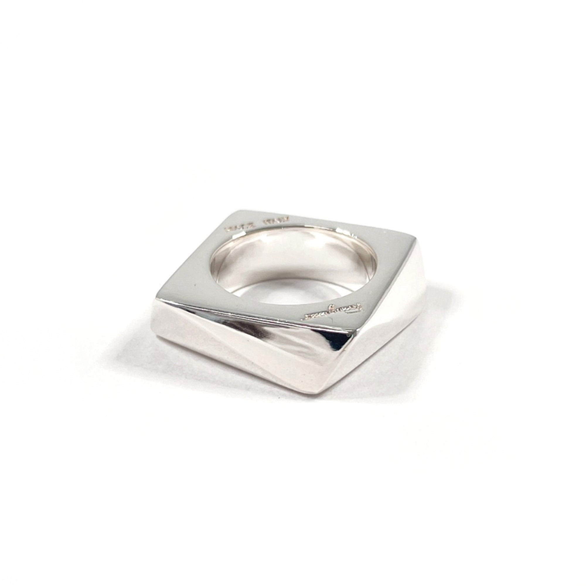 Salvatore Ferragamo Silver Silver 925 Band Ring (Pre-Owned)