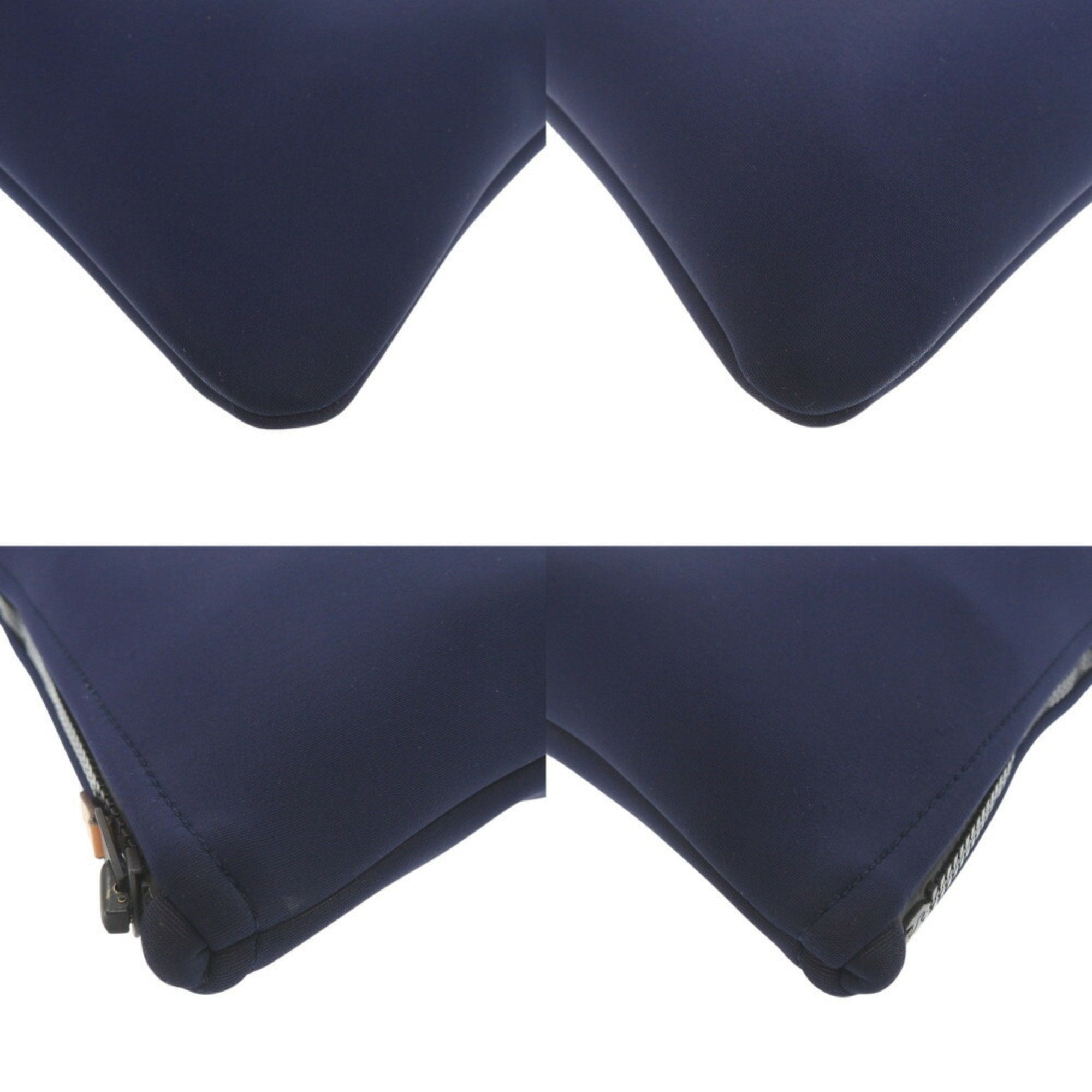 Hermes Blue Marine Nylon Elastane Pouch (Pre-Owned)