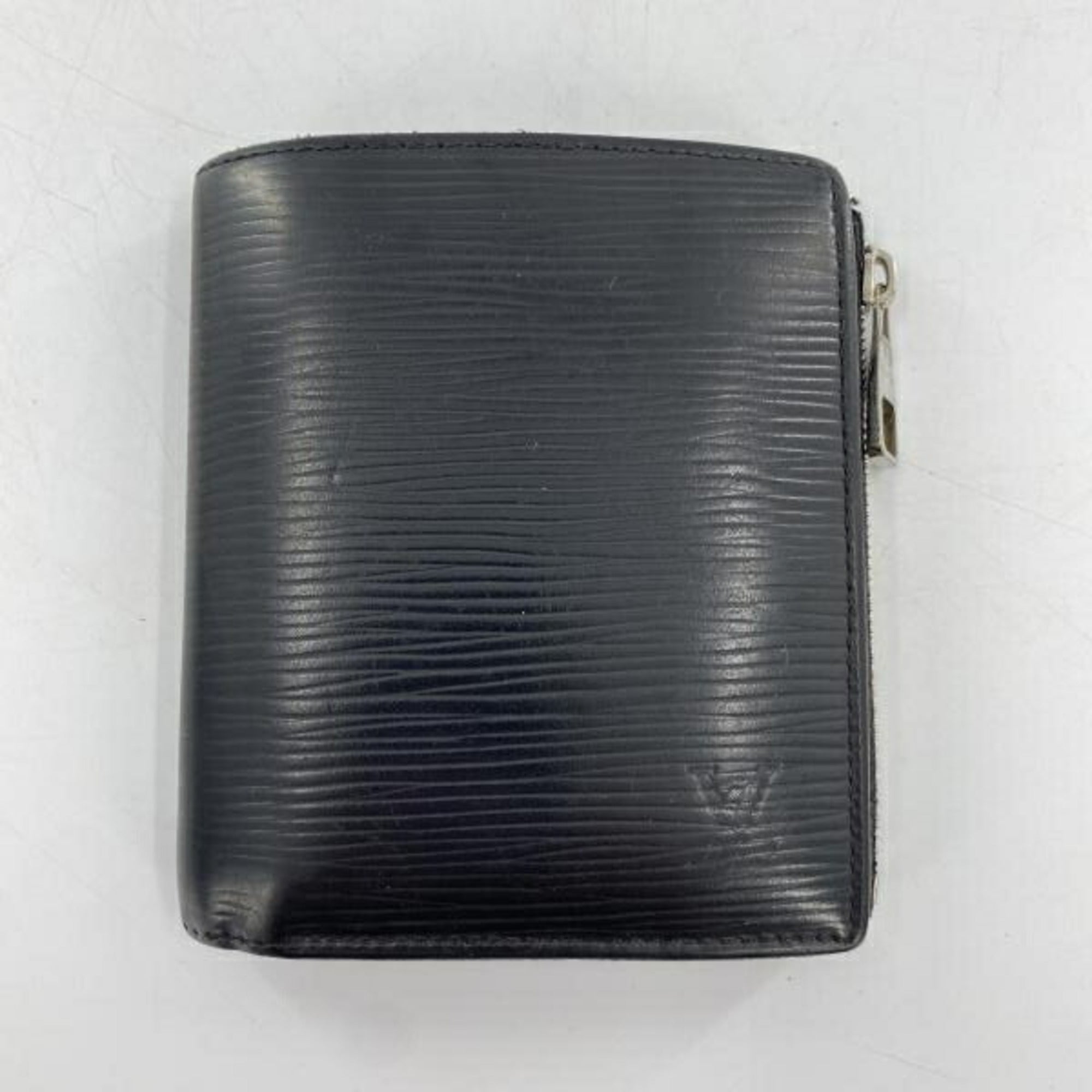 Louis Vuitton Epi Black Blue Wallet (Bi-Fold) (Pre-Owned)