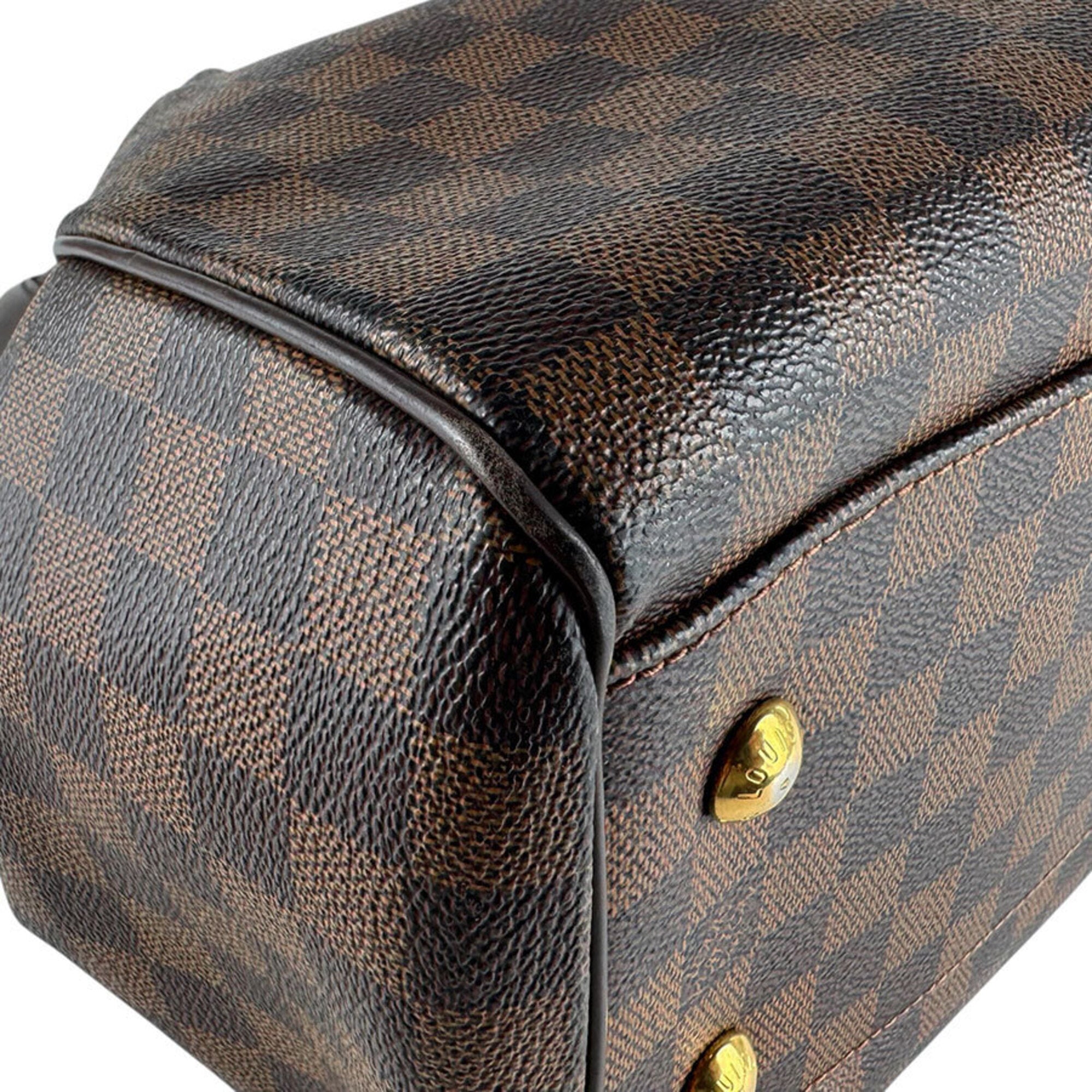 Louis Vuitton Damier Canvas Ebene Damier Canvas Handbag Shoulder Bag (Pre-Owned)