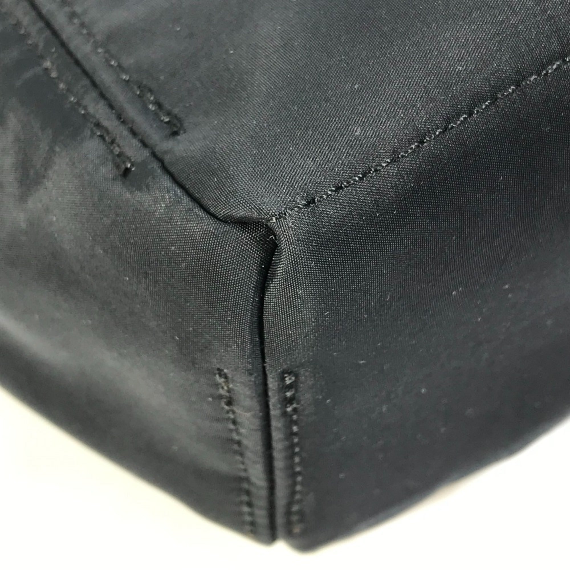 Hermes Acapulco Black Nylon Handbag Tote Bag (Pre-Owned)