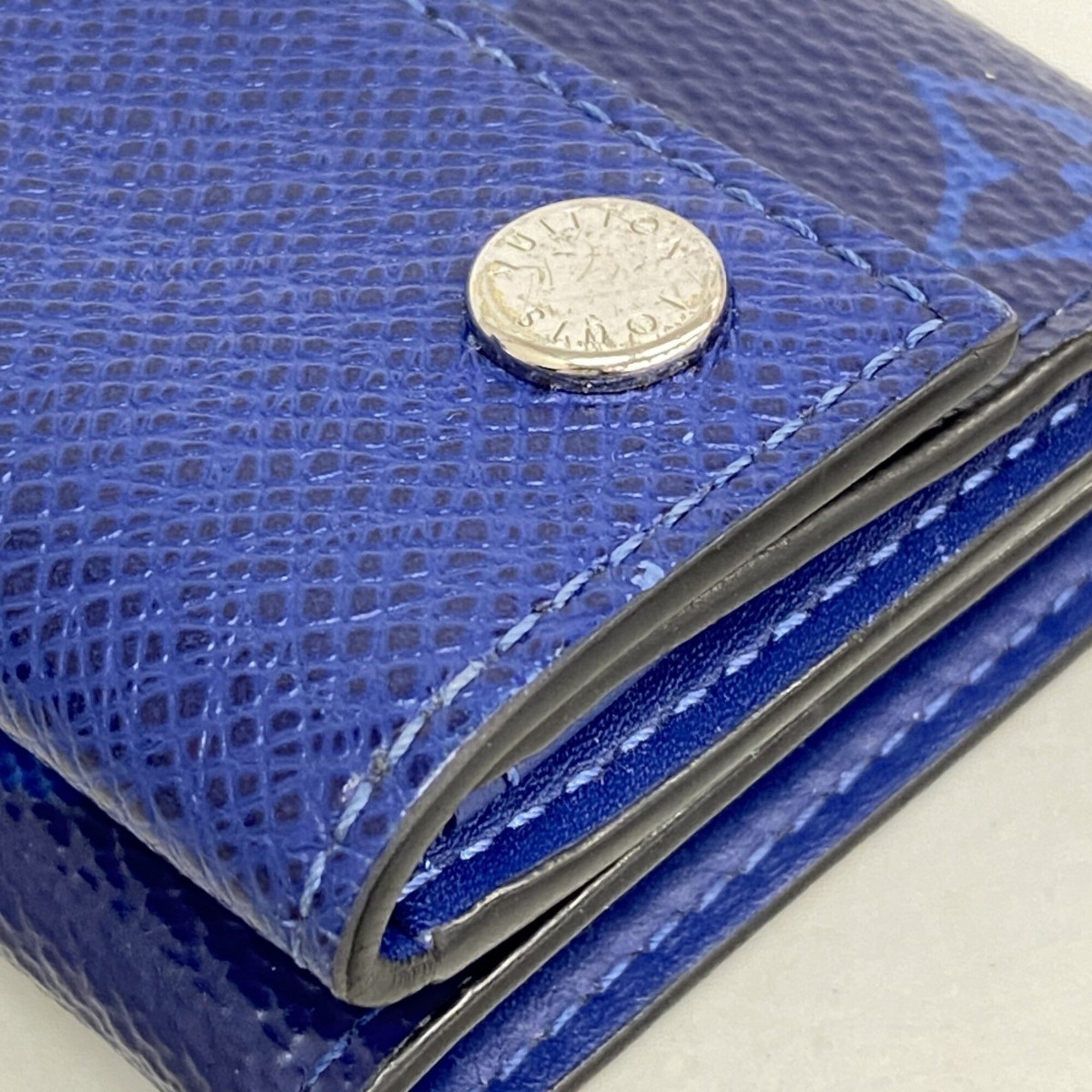 Louis Vuitton Blue Long Wallet (Tri-Fold) (Pre-Owned)