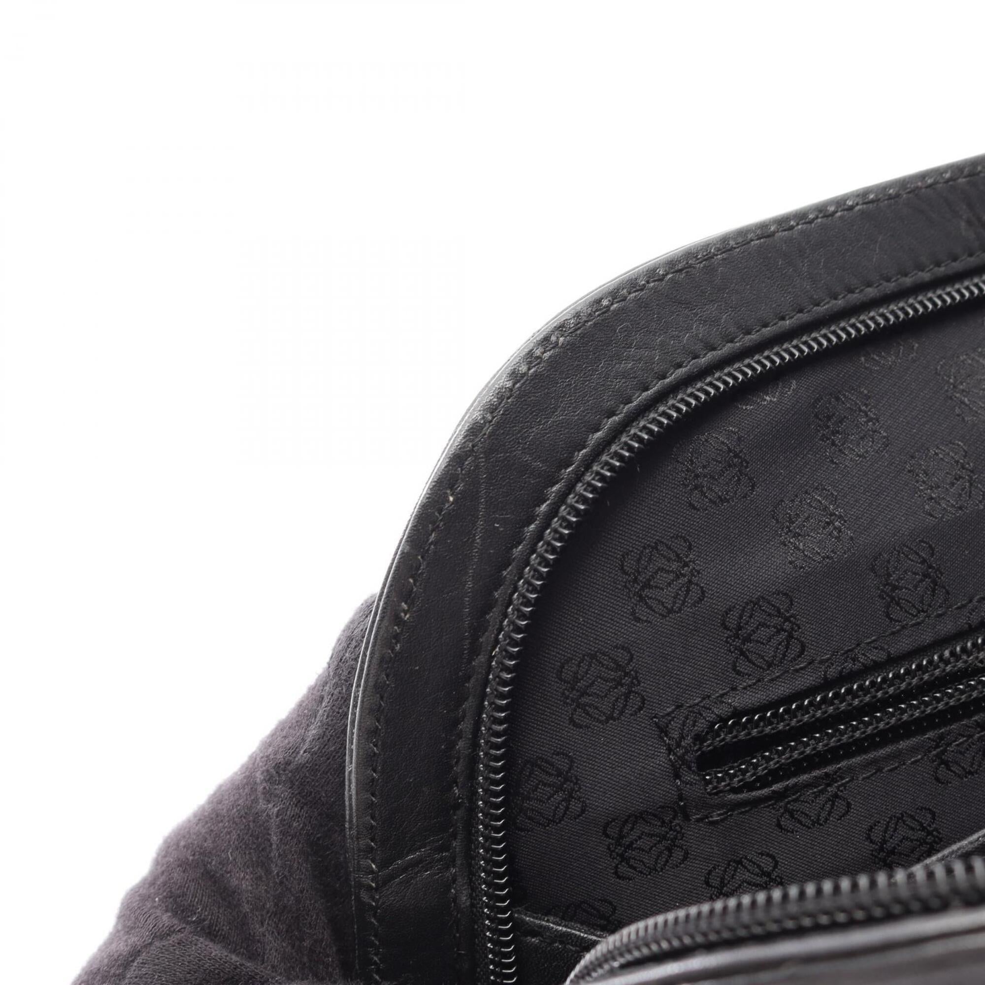 Loewe Black Leather Handbag (Pre-Owned)
