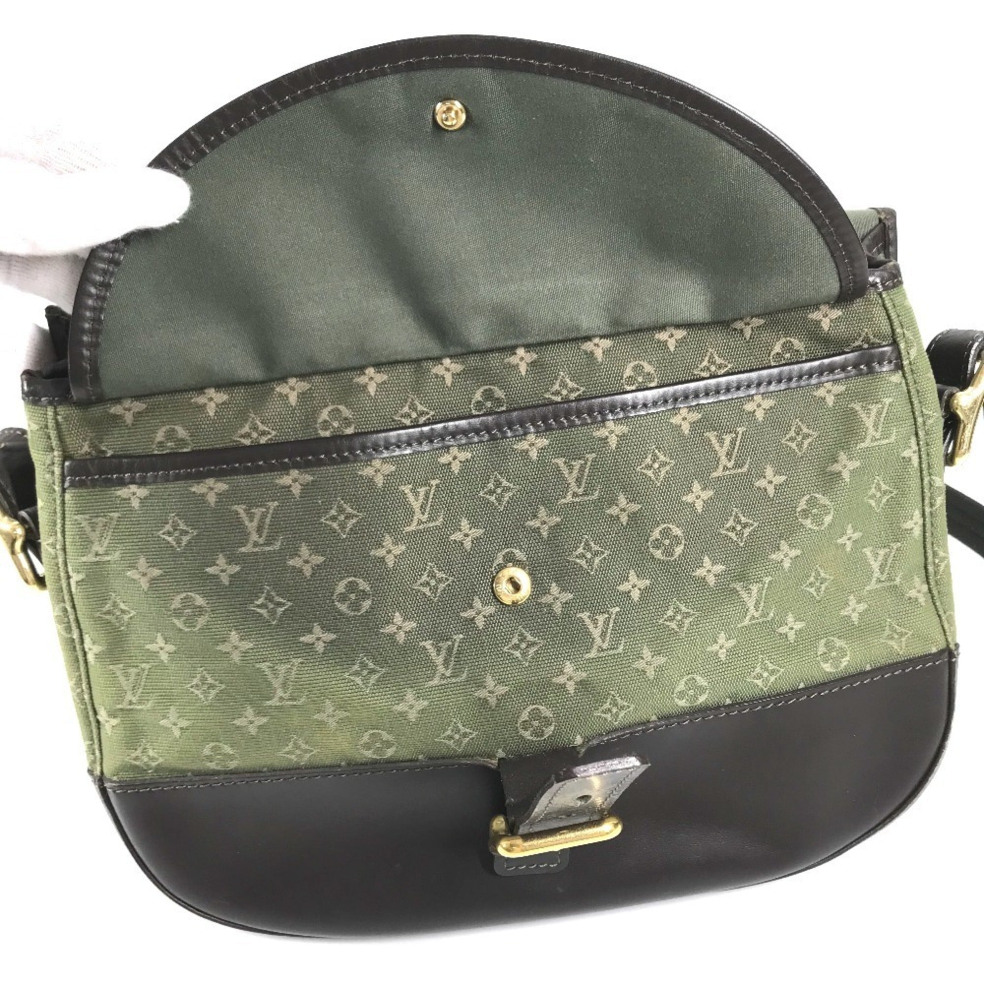 Louis Vuitton Khaki Monogram Monogram Mini Pochette Shoulder Bag (Pre-Owned)