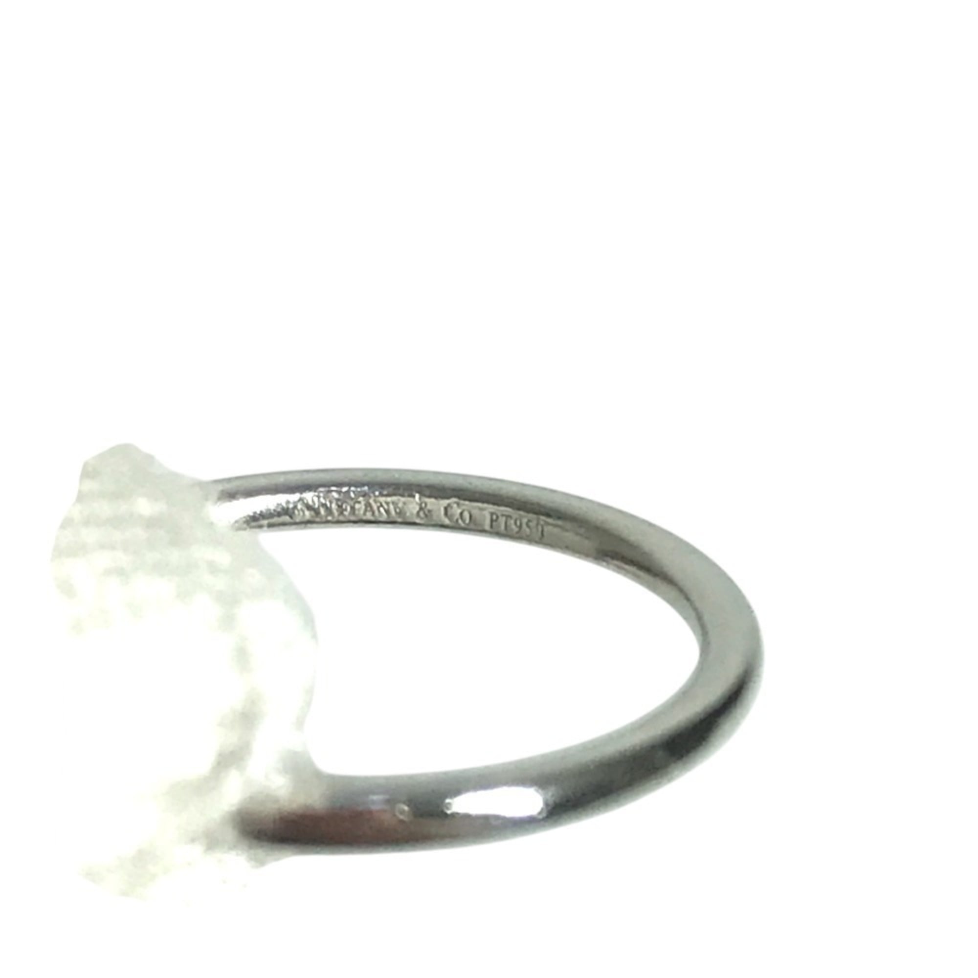 Tiffany Silver Platinum 950 Band Ring (Pre-Owned)
