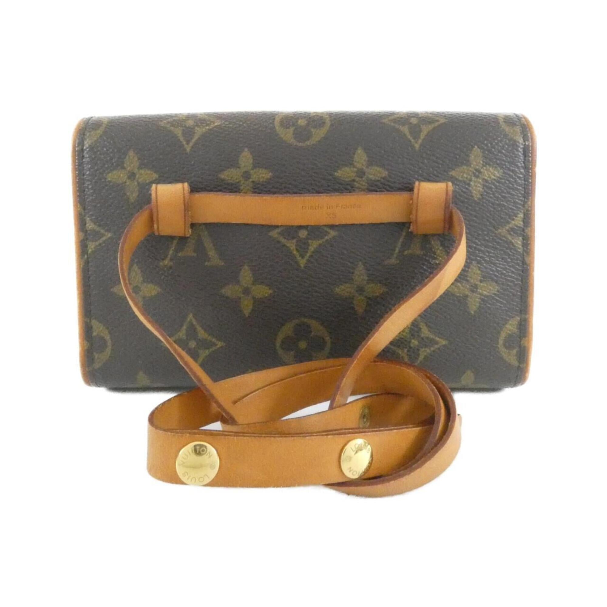 Louis Vuitton Brown Coated Canvas Fanny Pack Pochette (Pre-Owned)