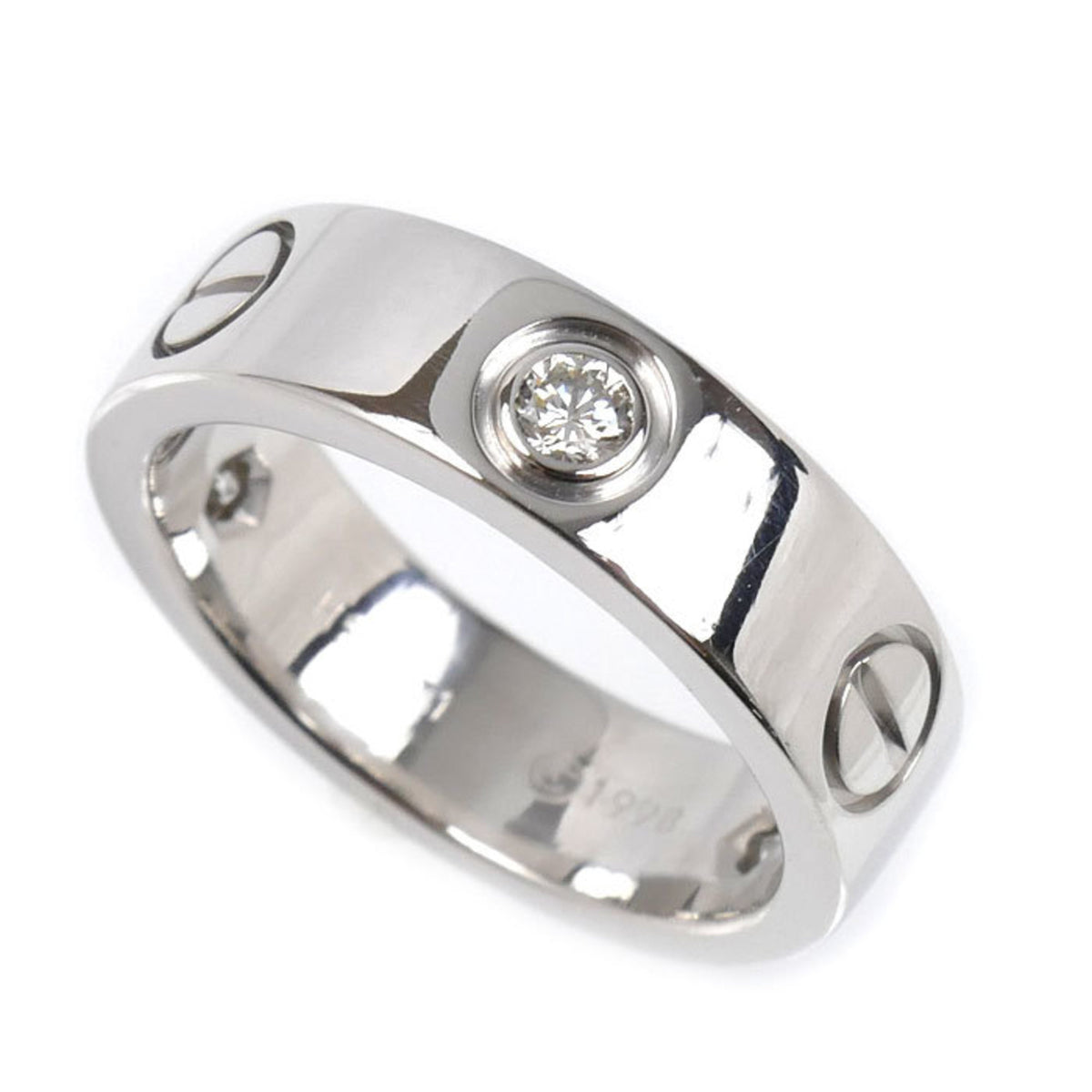 Cartier White Gold (18K) Band Ring (Pre-Owned)