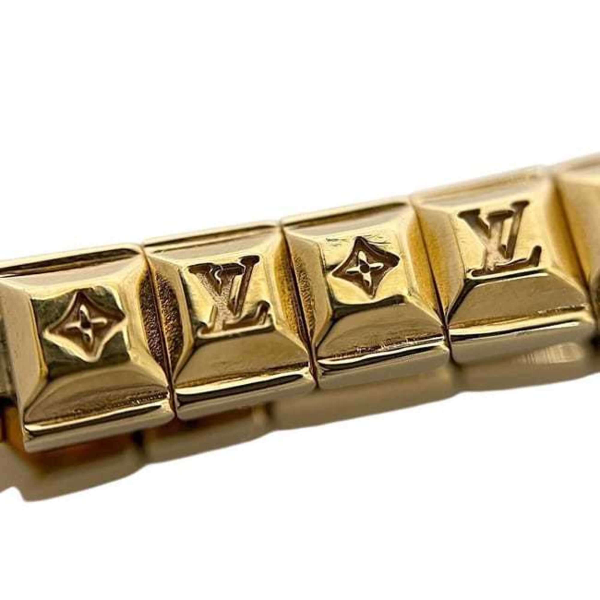 Louis Vuitton Gold Metal Band Ring (Pre-Owned)