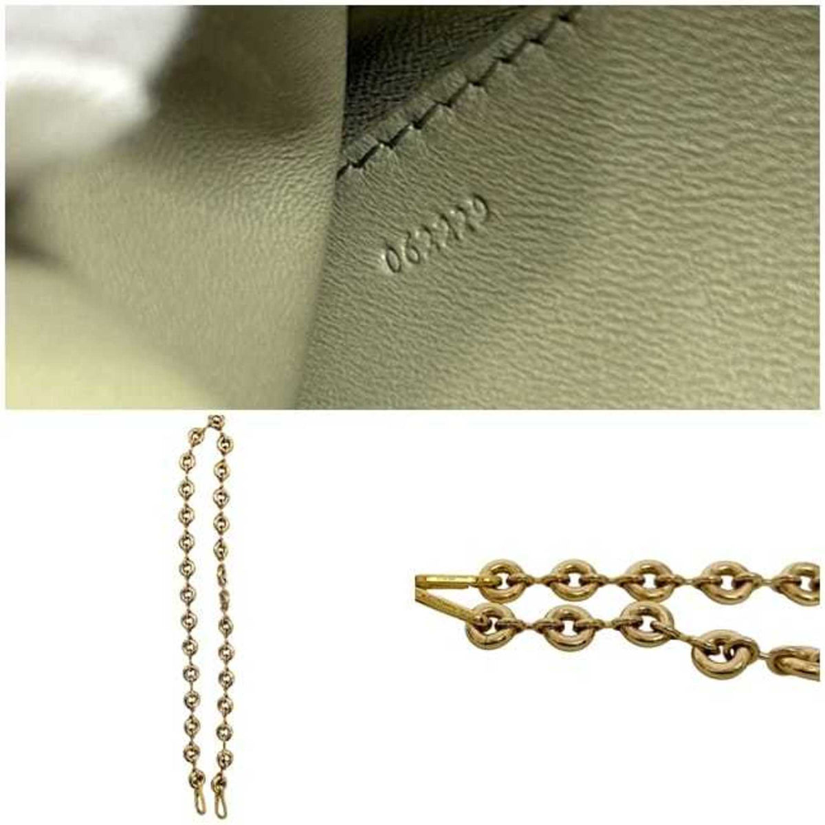 Loewe Green Khaki Leather Shoulder Bag (Pre-Owned)
