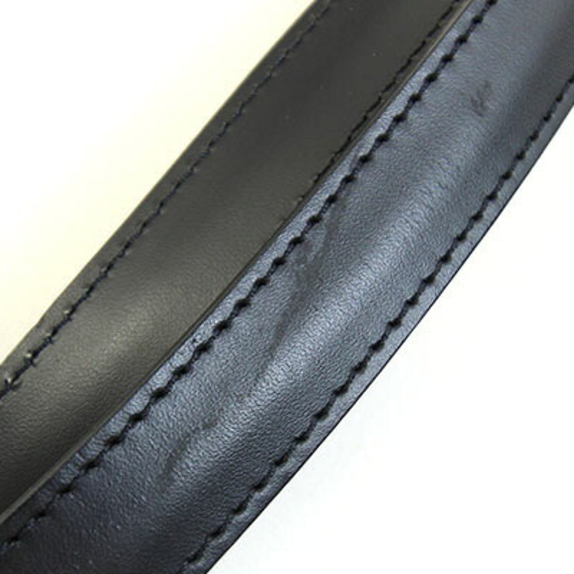 Louis Vuitton Black Noir Leather Tote Bag (Pre-Owned)