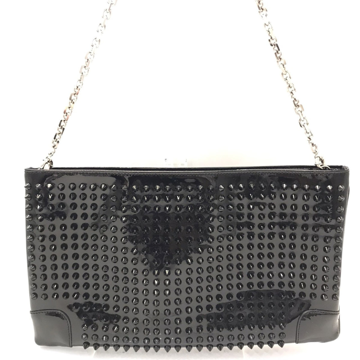 Christian Louboutin Black Leather Shoulder Bag (Pre-Owned)