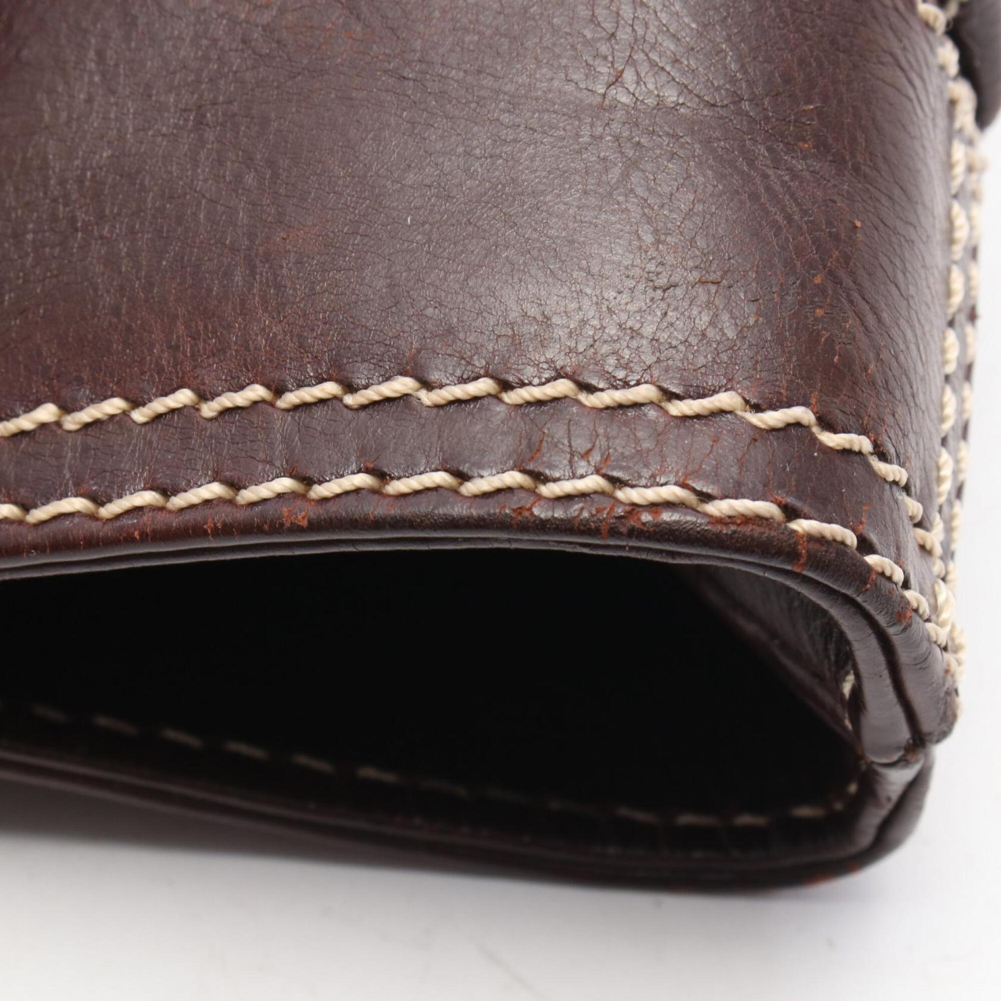 Celine Brown Leather Handbag (Pre-Owned)