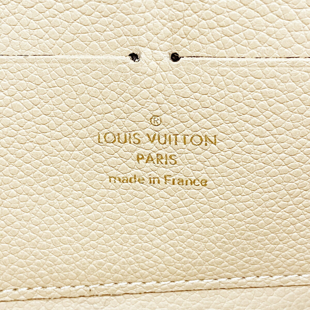 Louis Vuitton Beige Long Wallet (Bi-Fold) (Pre-Owned)