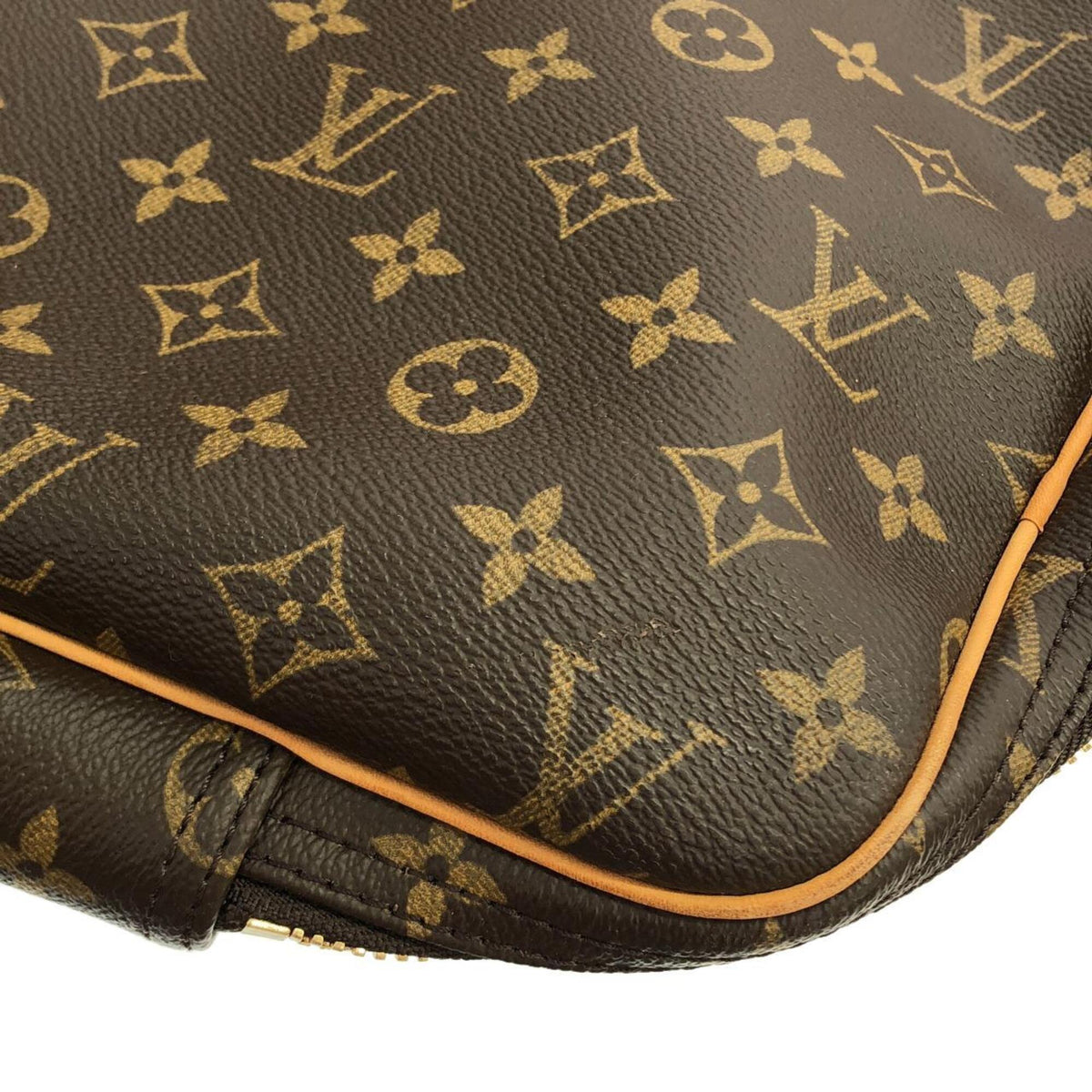 Louis Vuitton Brown Coated Canvas Boston Bag (Pre-Owned)