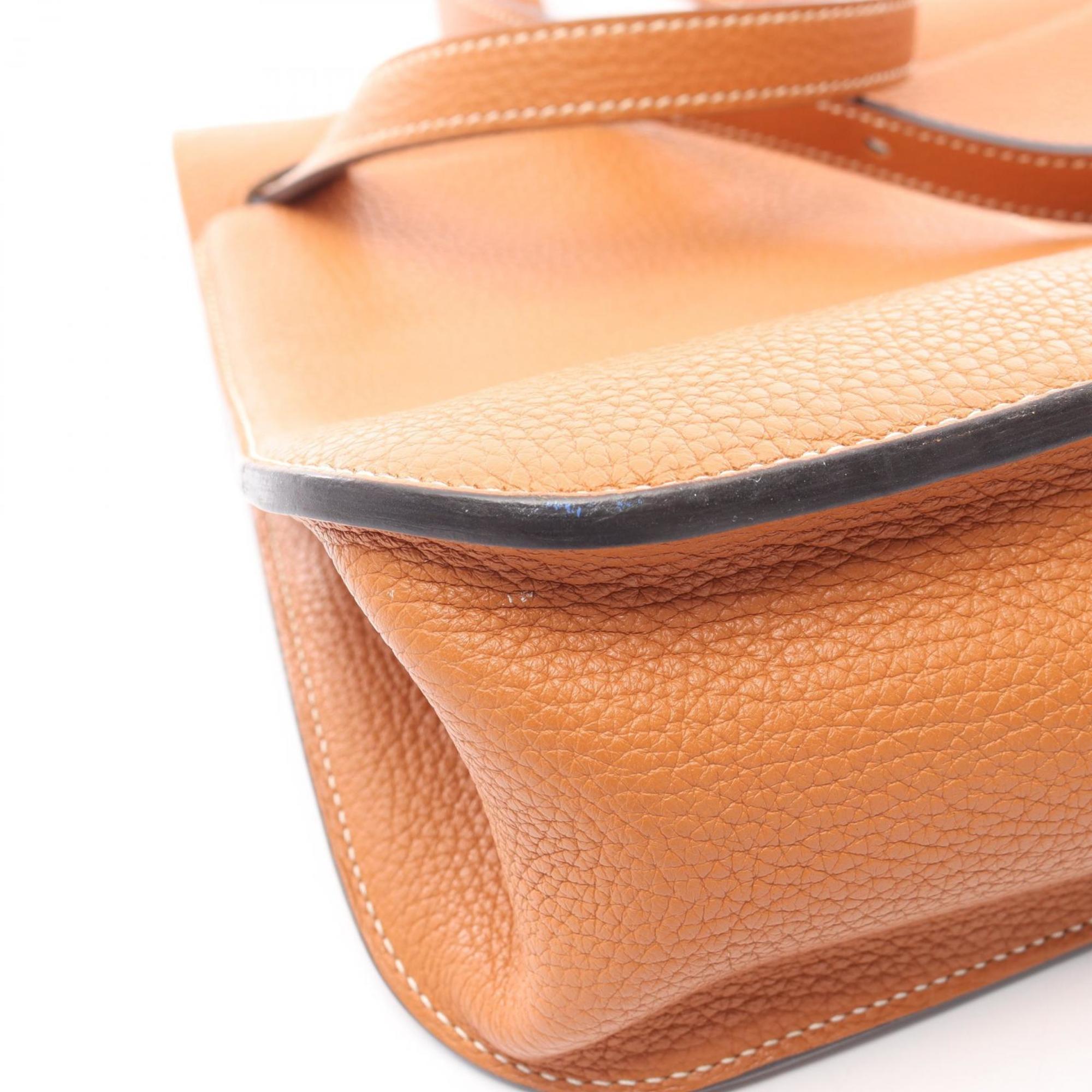 Hermes Alezan Brown Taurillon Clemence Leather Handbag (Pre-Owned)