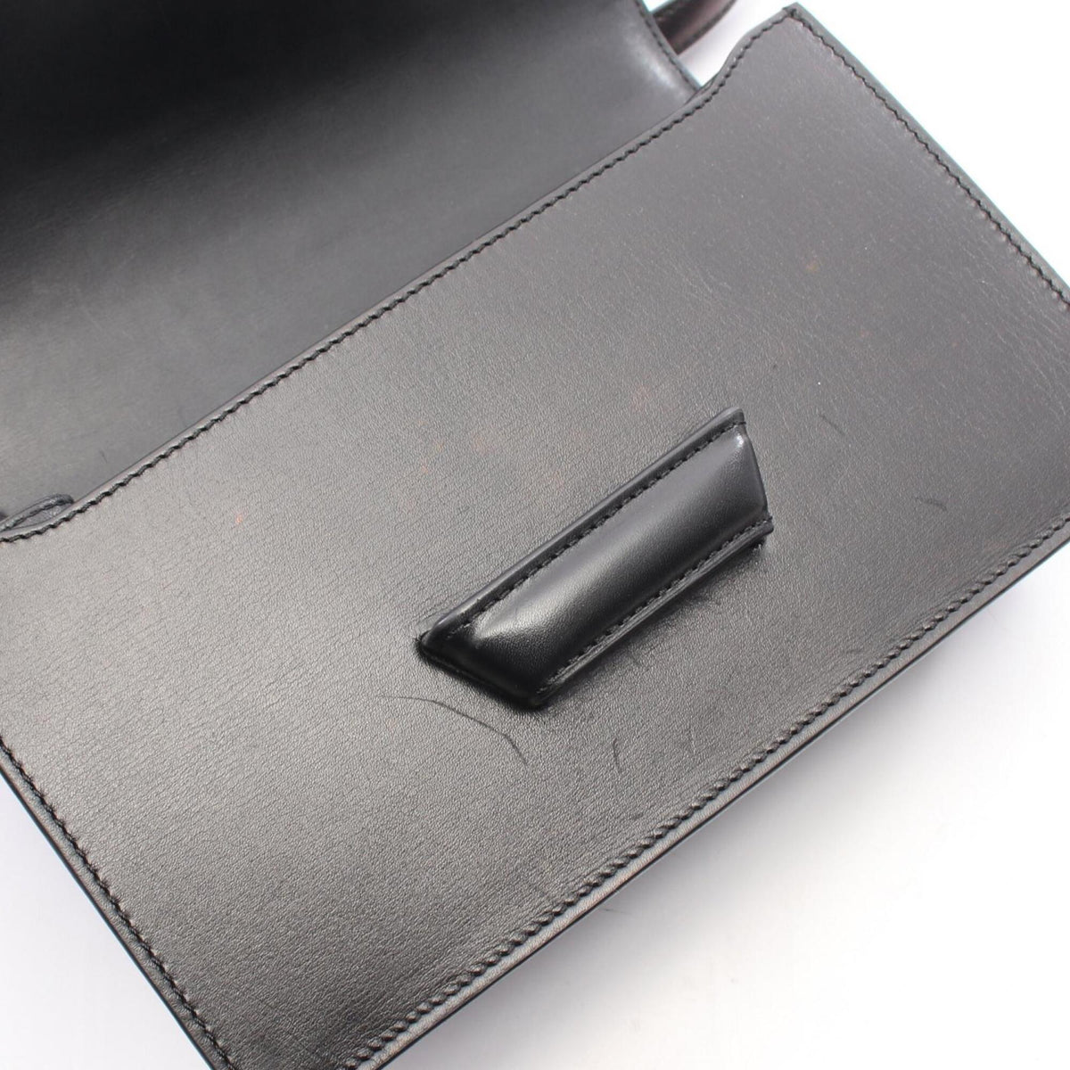 Loewe Black Leather Handbag Shoulder Bag (Pre-Owned)