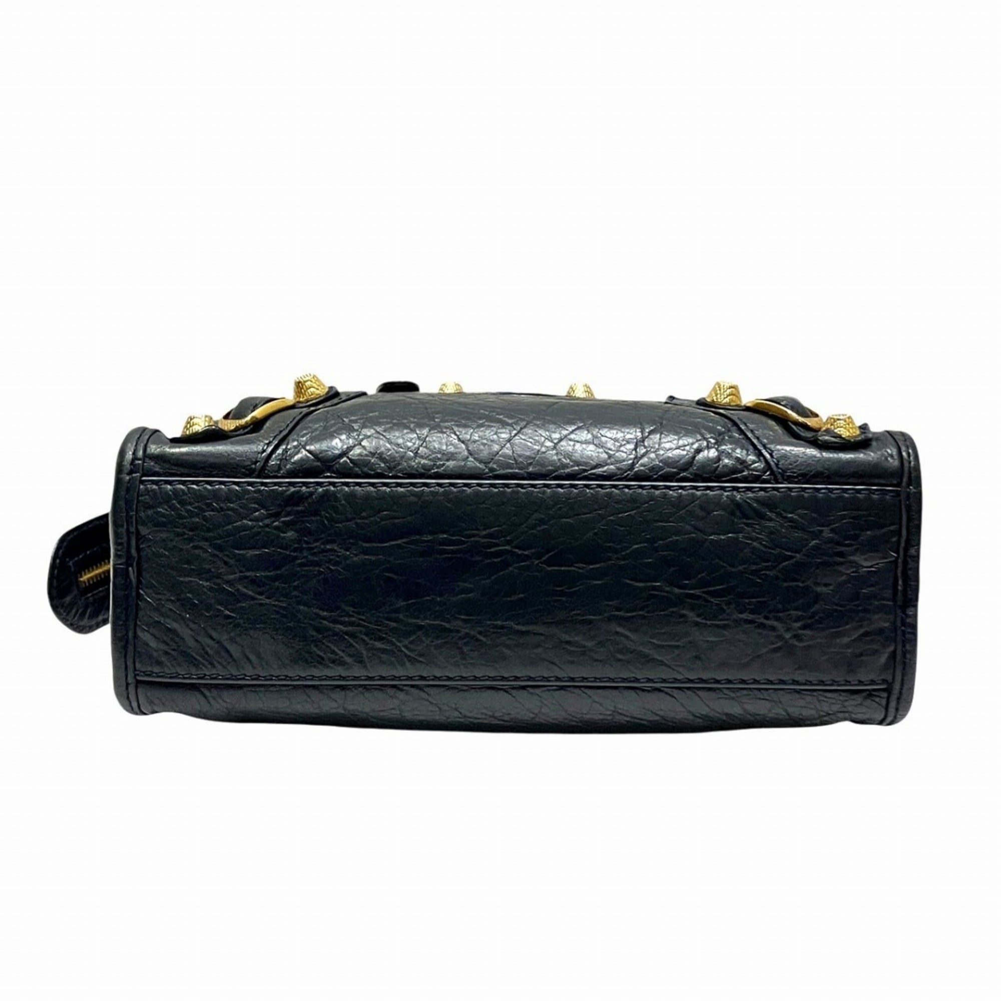 Balenciaga Navy Leather Handbag (Pre-Owned)