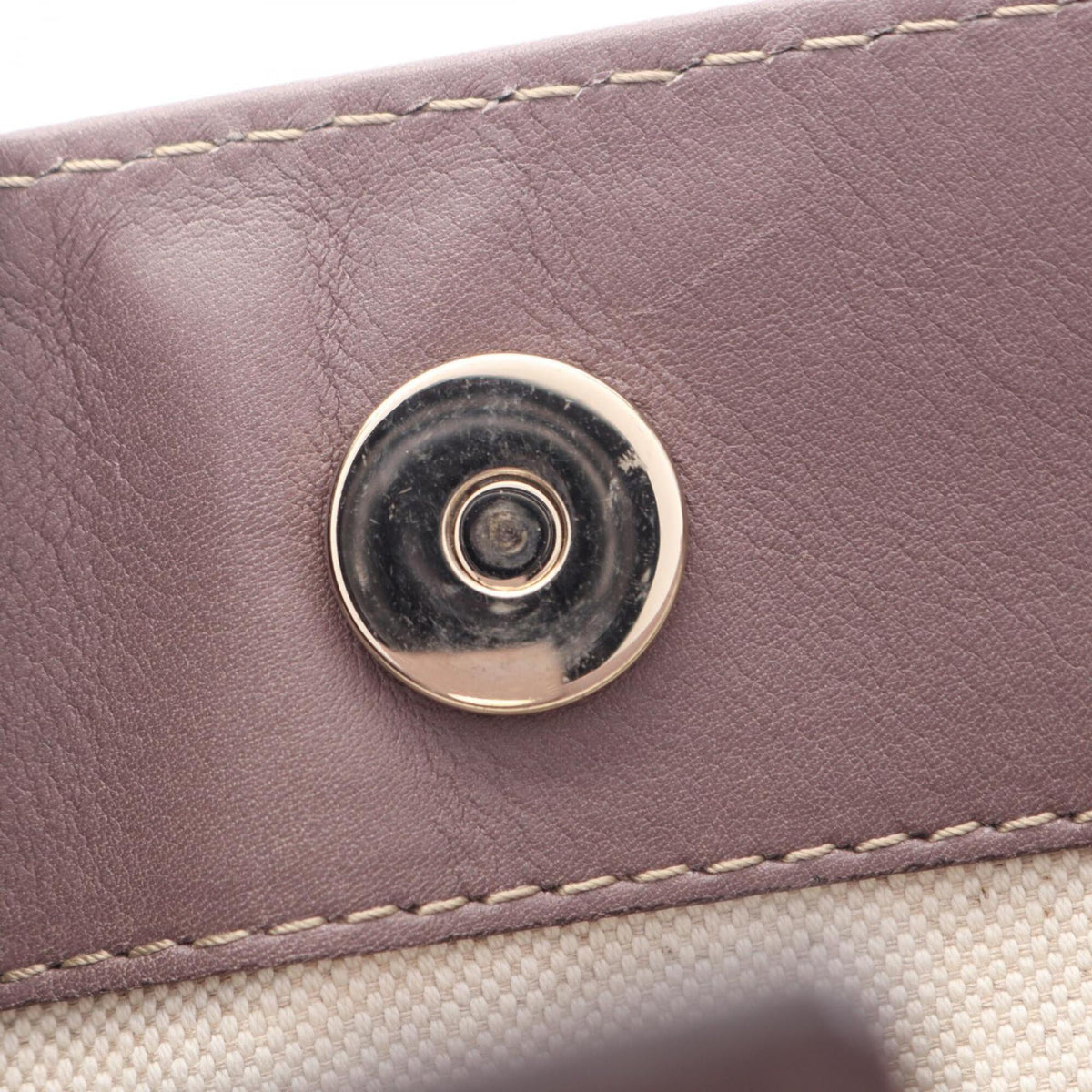 Gucci Purple Leather Handbag Tote Bag (Pre-Owned)