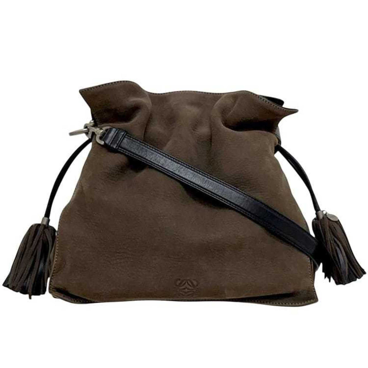 Loewe Brown Suede Leather Shoulder Bag (Pre-Owned)