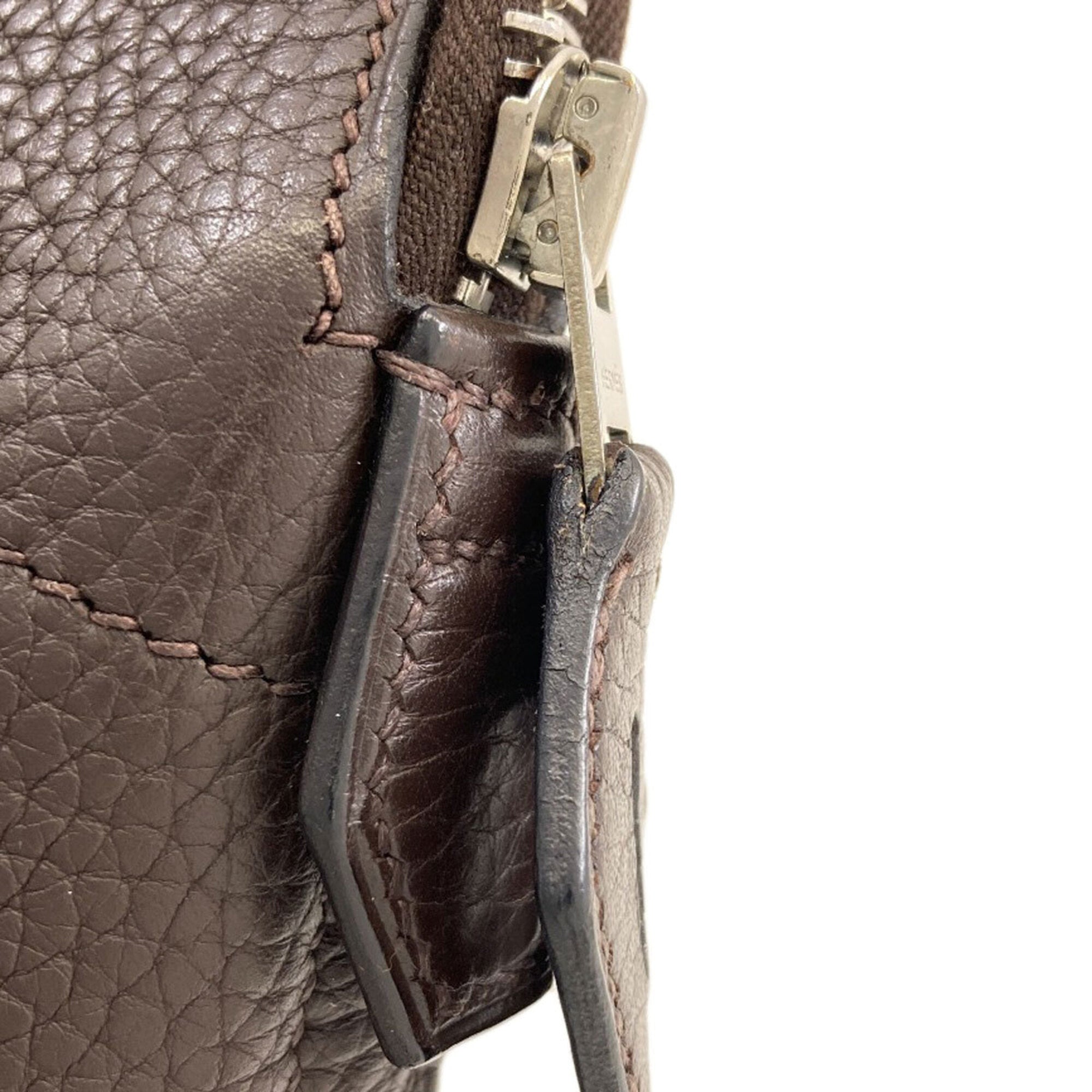 Hermes Dark Brown Handbag (Pre-Owned)