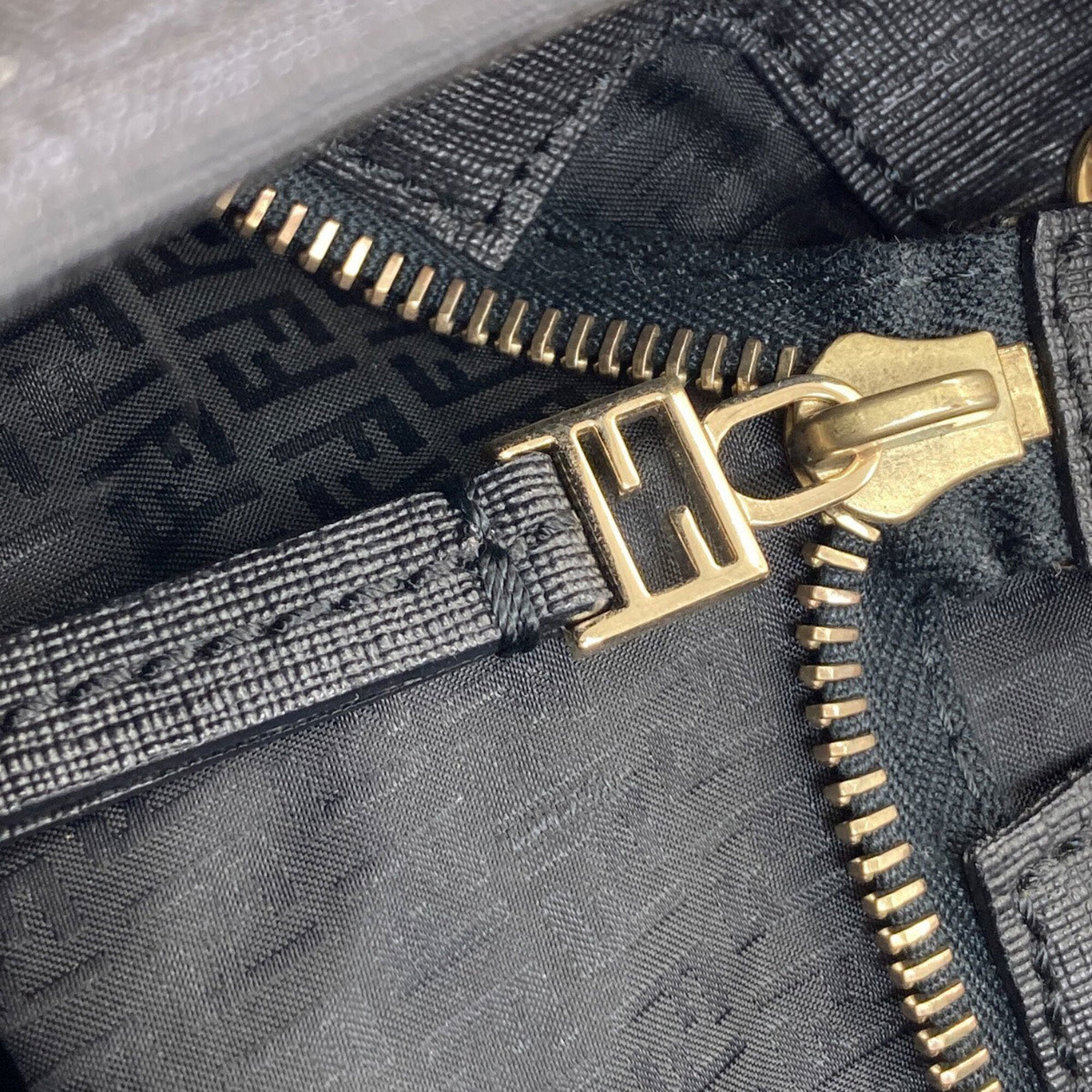 Fendi Black Pvc Tote Bag (Pre-Owned)