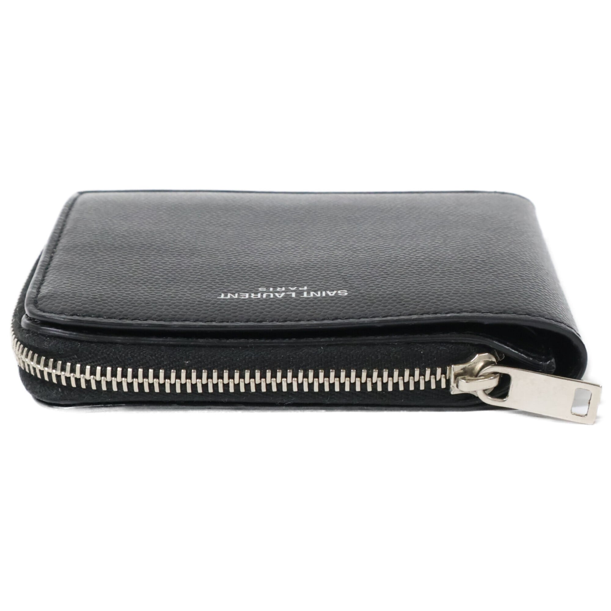 Yves Saint Laurent Black Leather Wallet (Bi-Fold) (Pre-Owned)