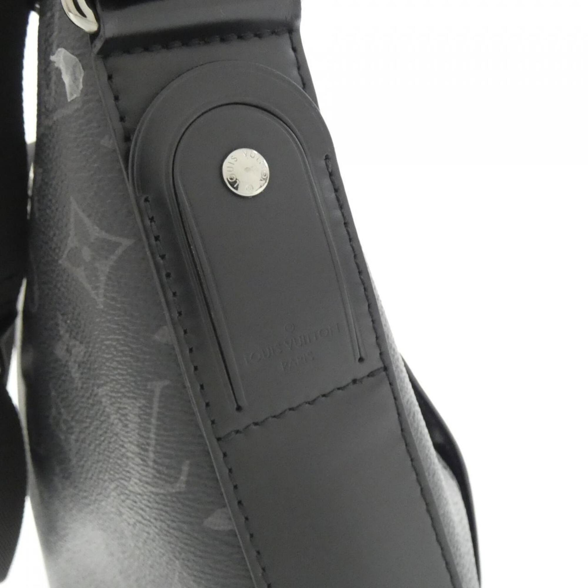 Louis Vuitton Monogram Eclipse Black Coated Canvas Shoulder Bag (Pre-Owned)