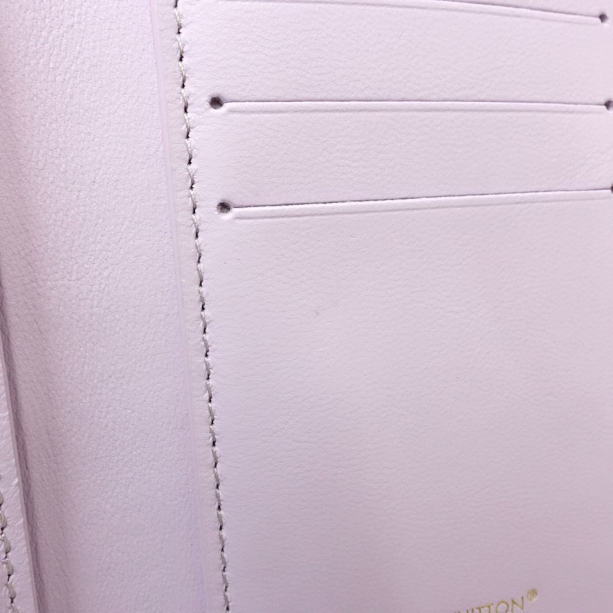 Louis Vuitton Lemon Yellow Leather Wallet (Tri-Fold) (Pre-Owned)