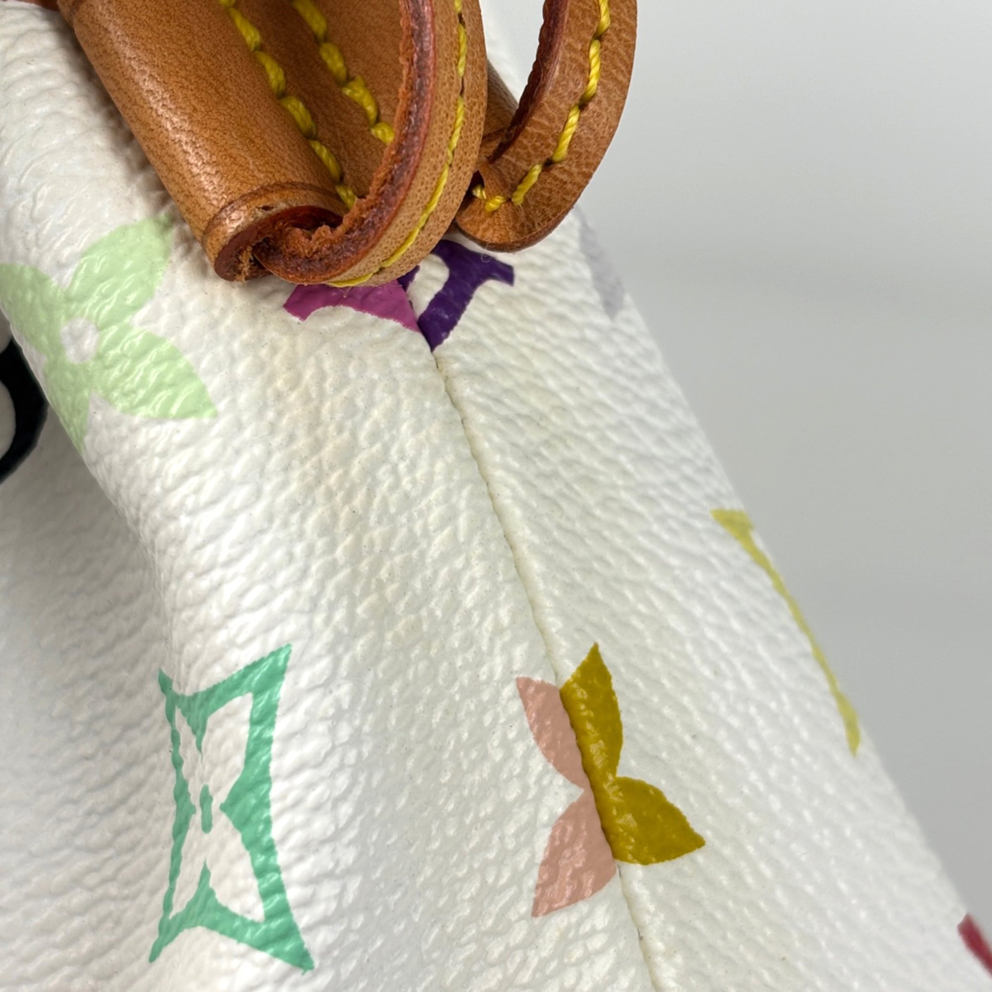 Louis Vuitton Monogram Multicolore Blanc White Monogram Multicolore Handbag (Pre-Owned)