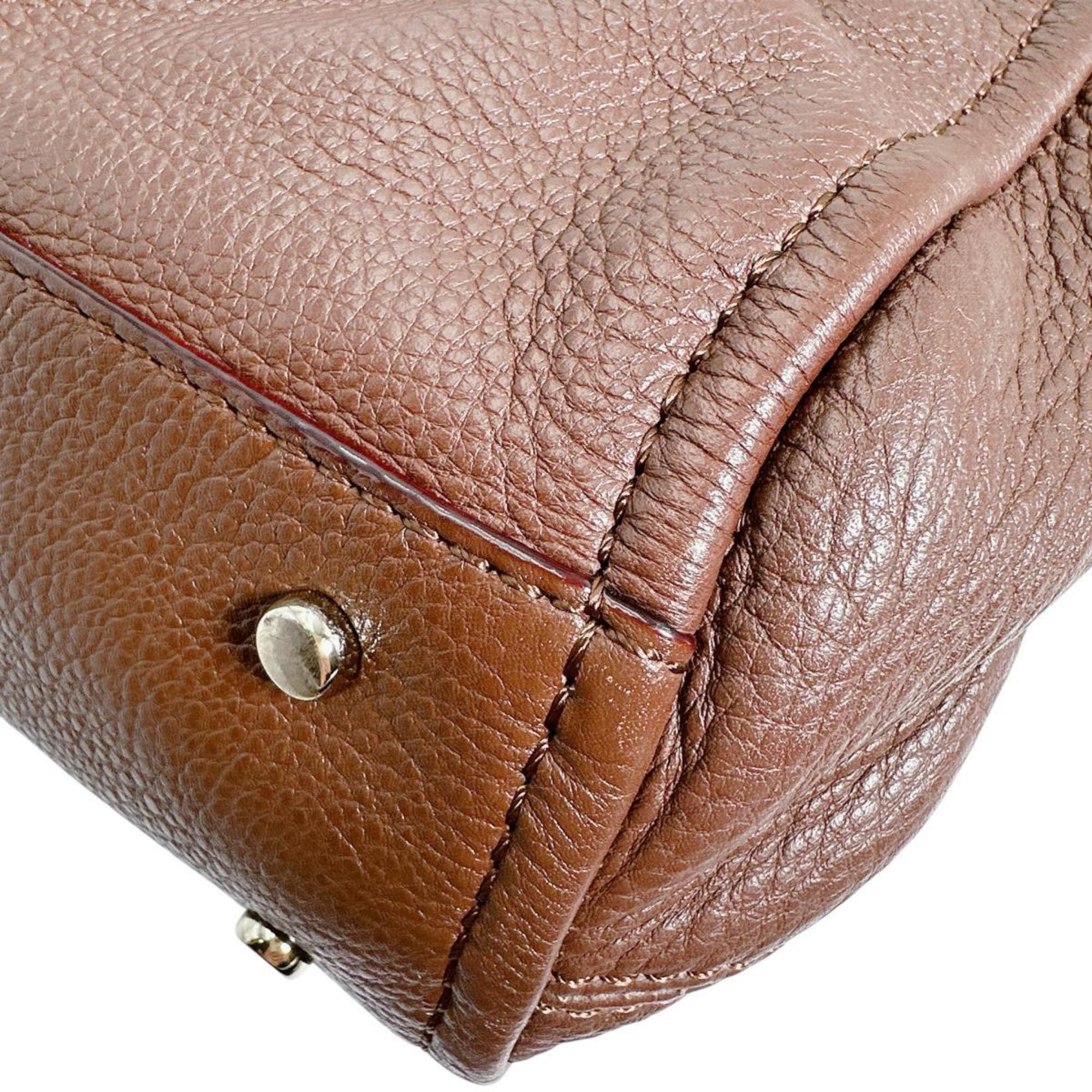 Kate Spade Brown Leather Handbag (Pre-Owned)