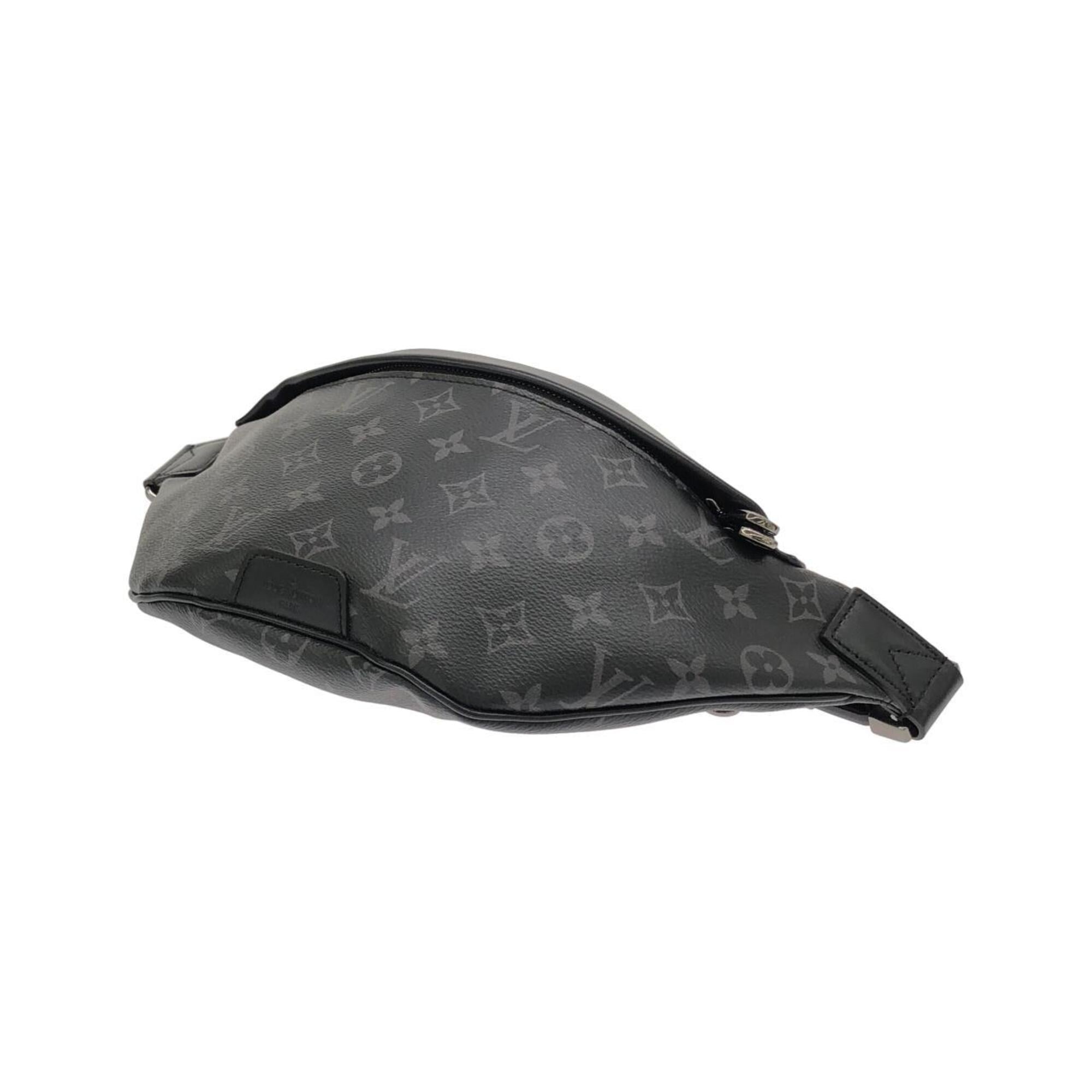 Louis Vuitton Black Coated Canvas Fanny Pack Shoulder Bag Sling Bag (Pre-Owned)