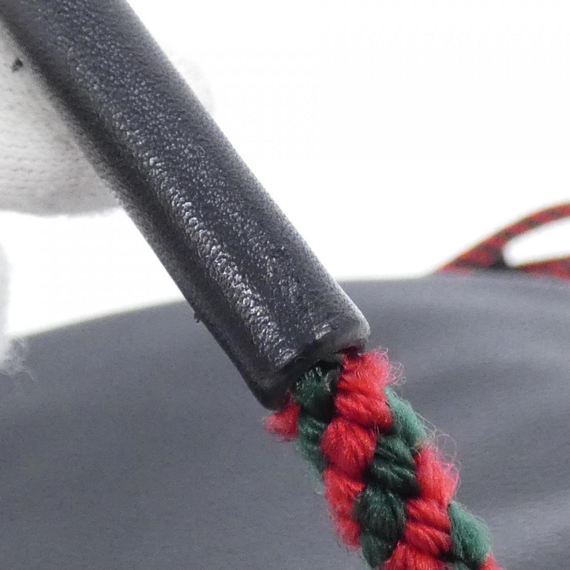 Gucci Black Leather Backpack (Pre-Owned)