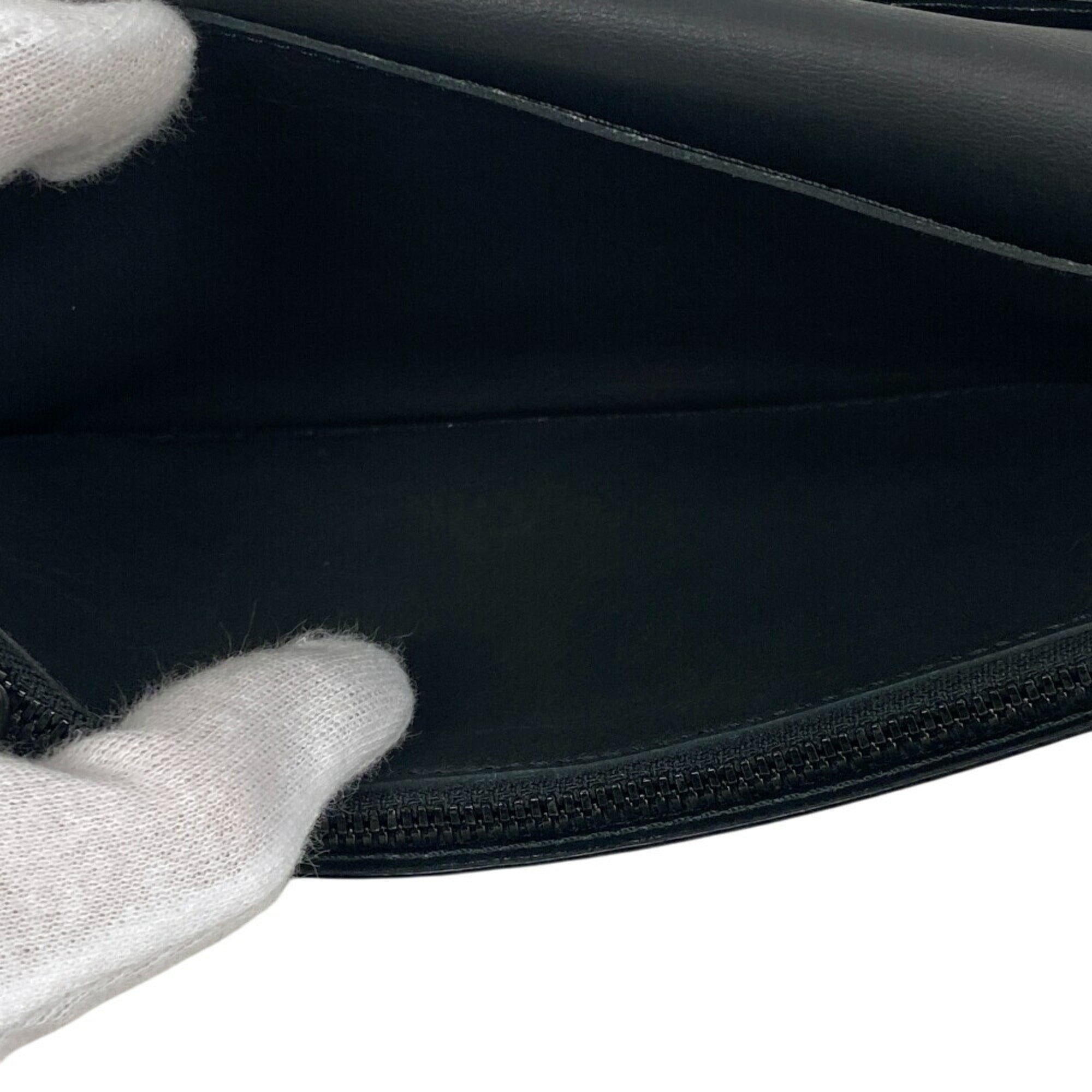 Louis Vuitton Black Monogram Shadow Long Wallet (Bi-Fold) (Pre-Owned)