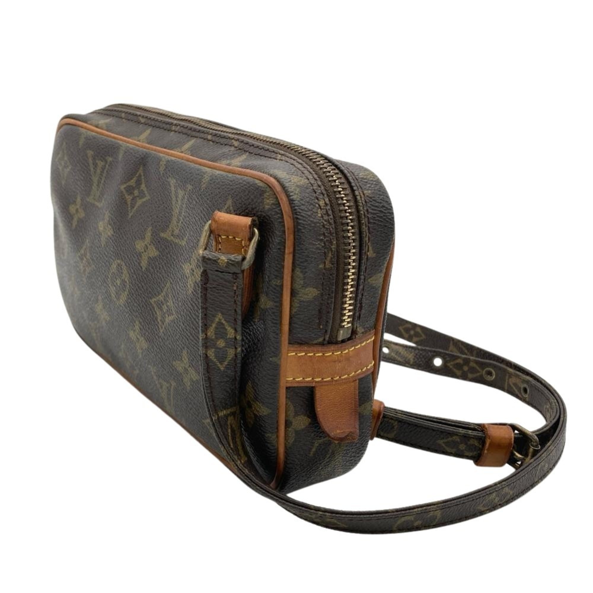 Louis Vuitton Brown Monogram Canvas Pochette Shoulder Bag (Pre-Owned)