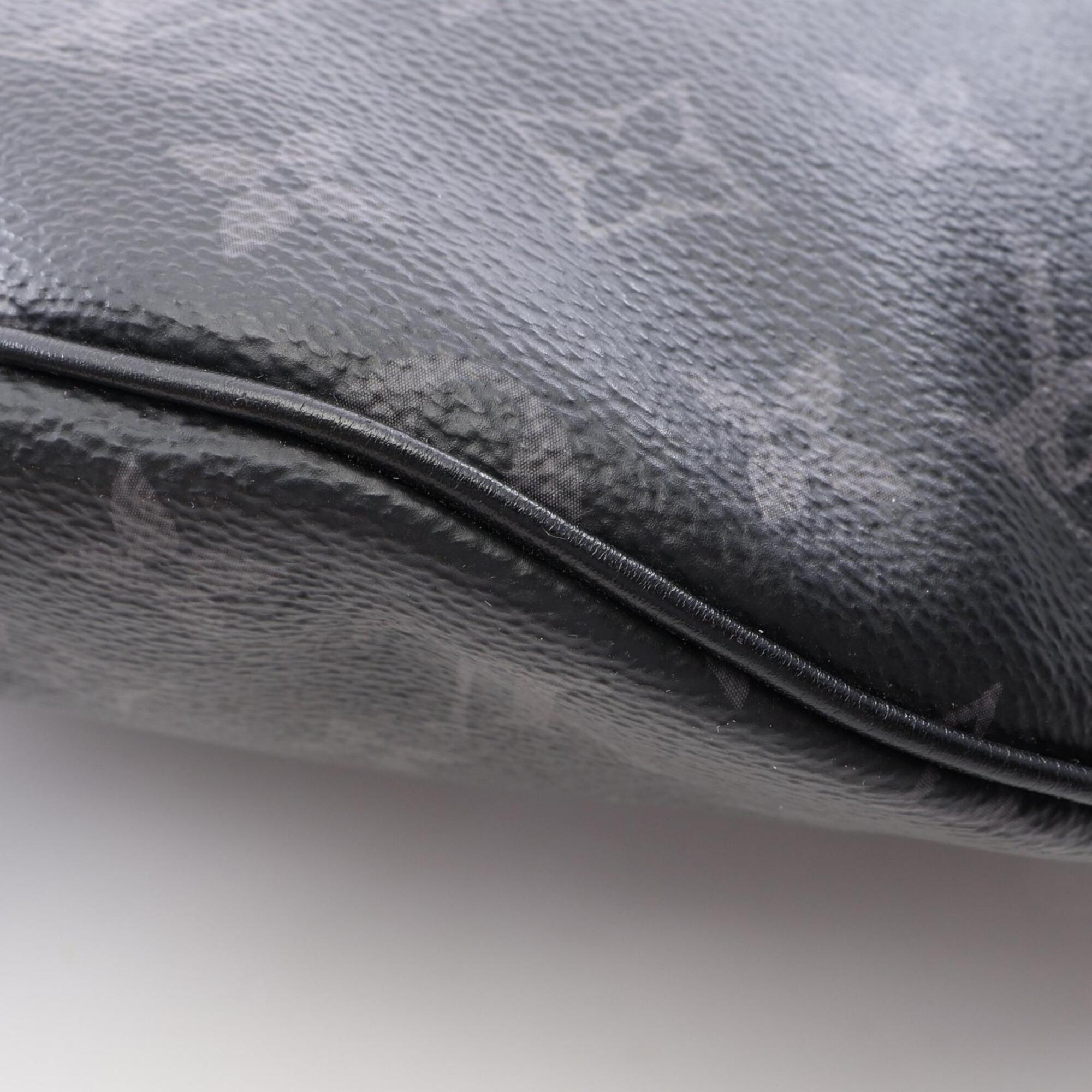 Louis Vuitton Black Monogram Eclipse Leather Fanny Pack Handbag (Pre-Owned)