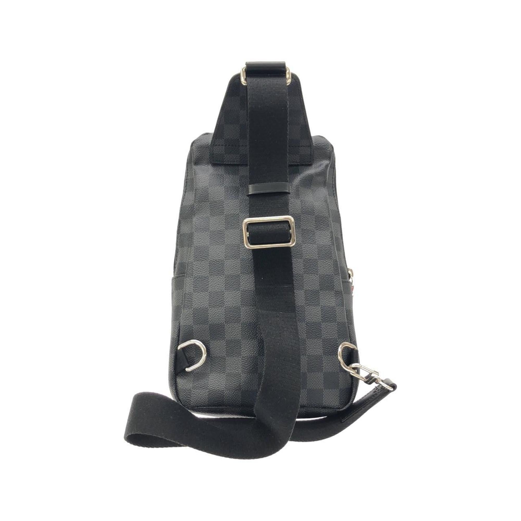 Louis Vuitton Graphite Coated Canvas Shoulder Bag (Pre-Owned)